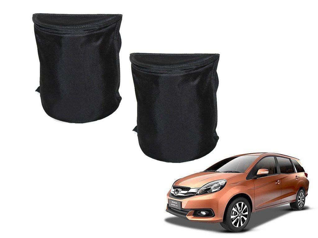Kozdiko Semi Cylindrical Car Dustbin Set of 2 Pcs for Honda Mobilio