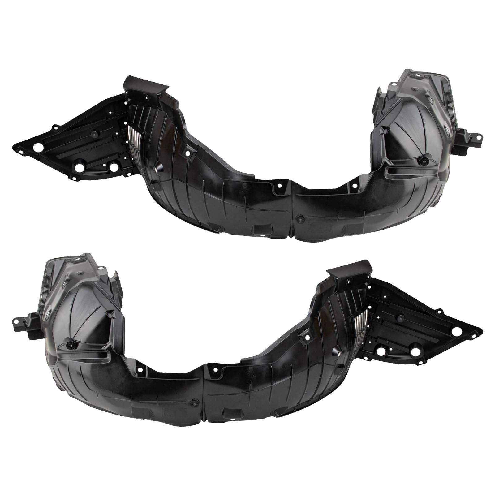 Trq Front Inner Fender Liner Set Compatible With 2013-2015 Nissan Altima Ni1248134 Ni1249134