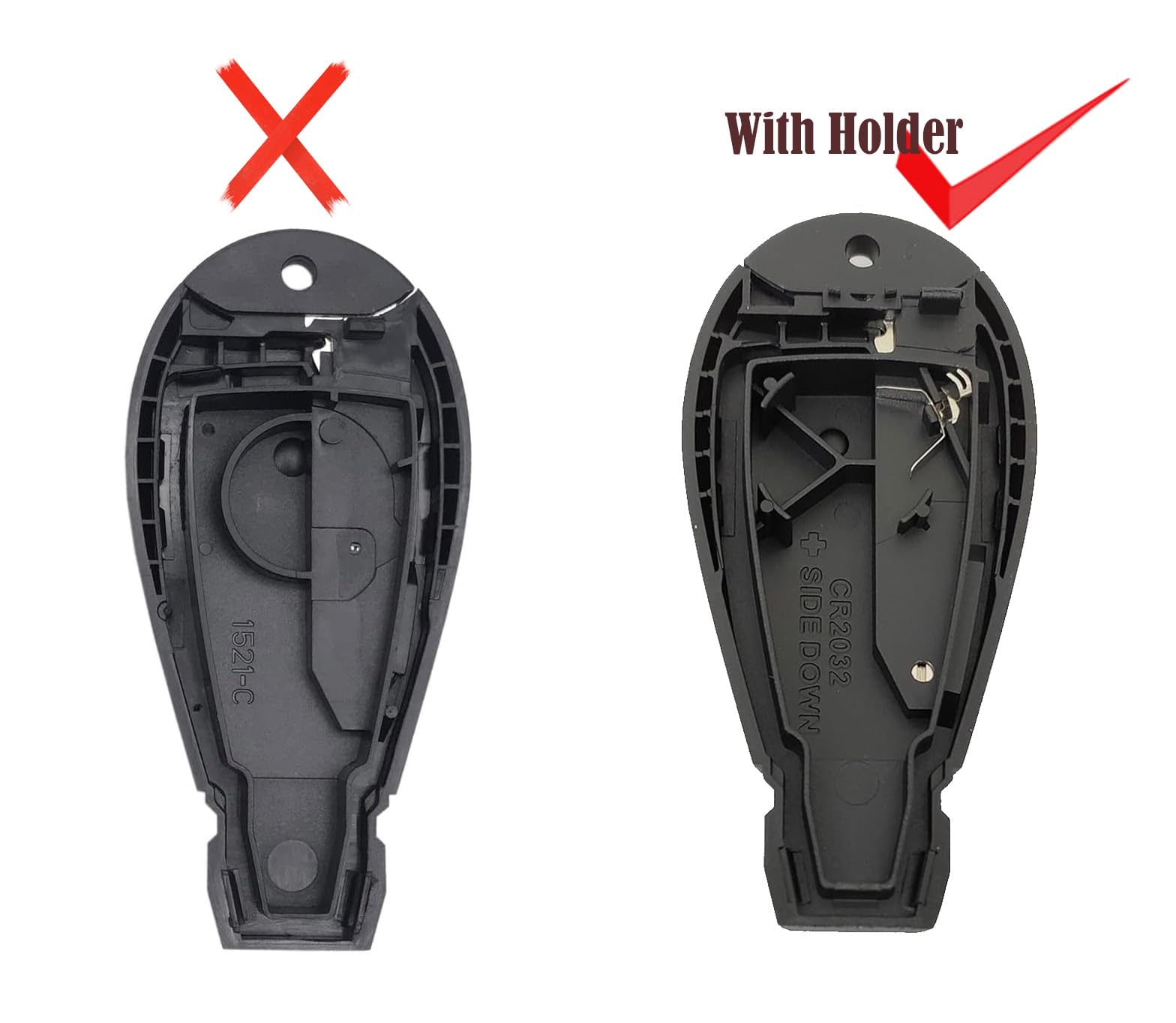 Horande 6 Buttons Replacement Key Fob Cover fit for Dodge Ram 1500 2500 3500 Durango Grand Caravan Journey Jeep Grand Cherokee C