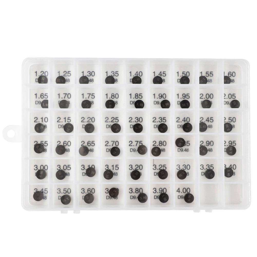 Ahl Adjustable Valve Shim Kit 9.48Mm O.D. 1.20Mm-4.00Mm Thick For Suzuki Lt-Z400 Quadsport Z 2003-2012 Lt-R450 Quadracer 2006-20