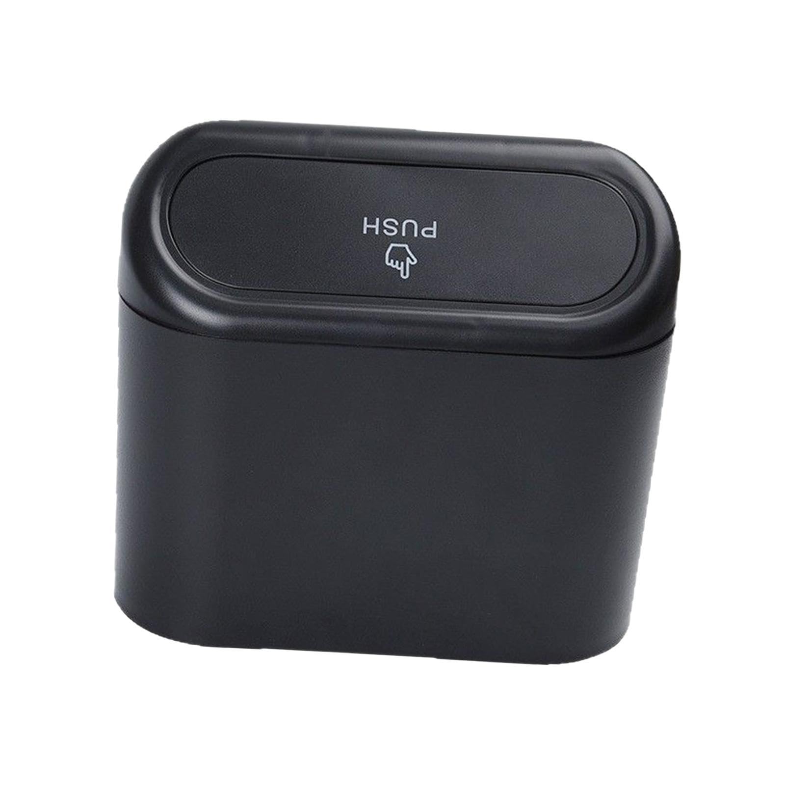 MERISHOPP Car Trash Can Interior Accessories Tissue Box Small Car Garbage Container | Dustbin for Home | Plastic Trash Can