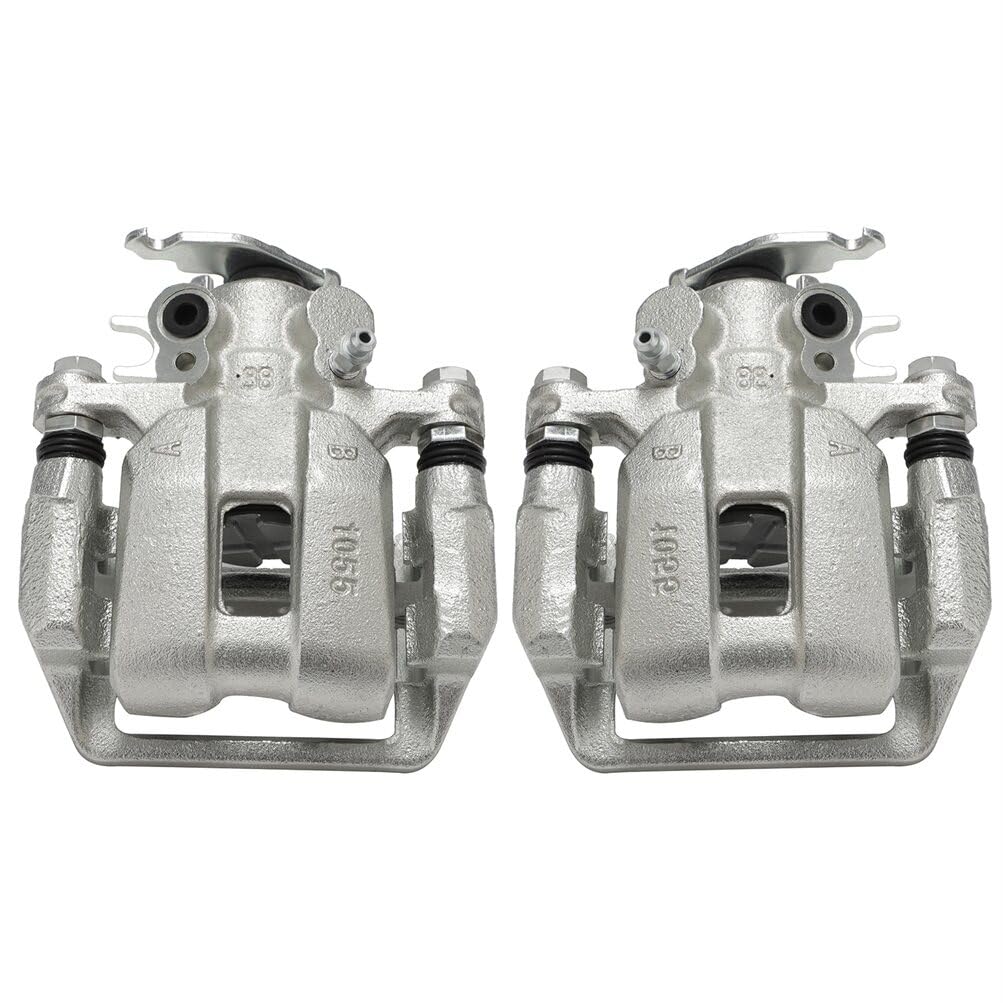 cciyu 19B3359 19B3358 Rear Left & Right Brake Calipers With Bracket For Acura For TSX 2009-2014,For Honda For Accord 2008-2012