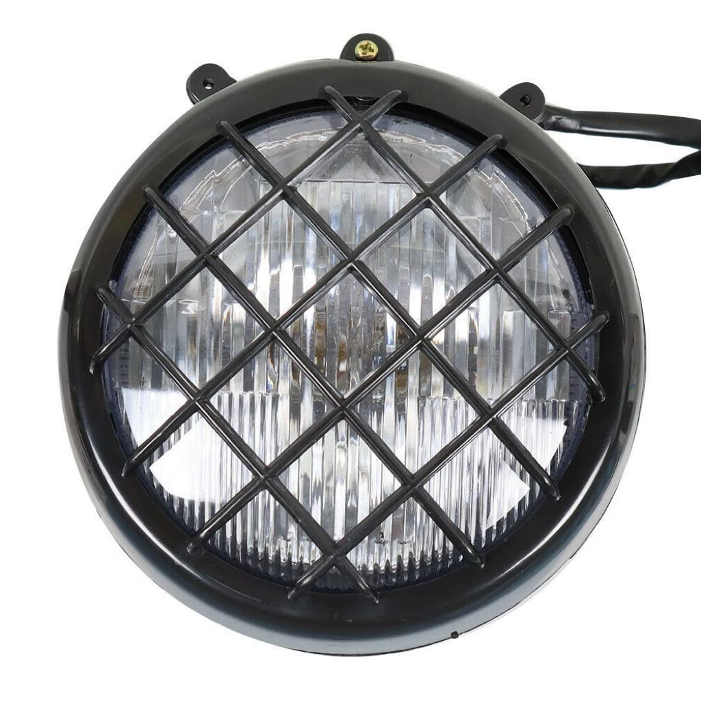 Tggkkparts New Left And Right Headlights Assembly Lens Bulbs Lights Grills Warrior For Yamaha Banshee 1987-2006