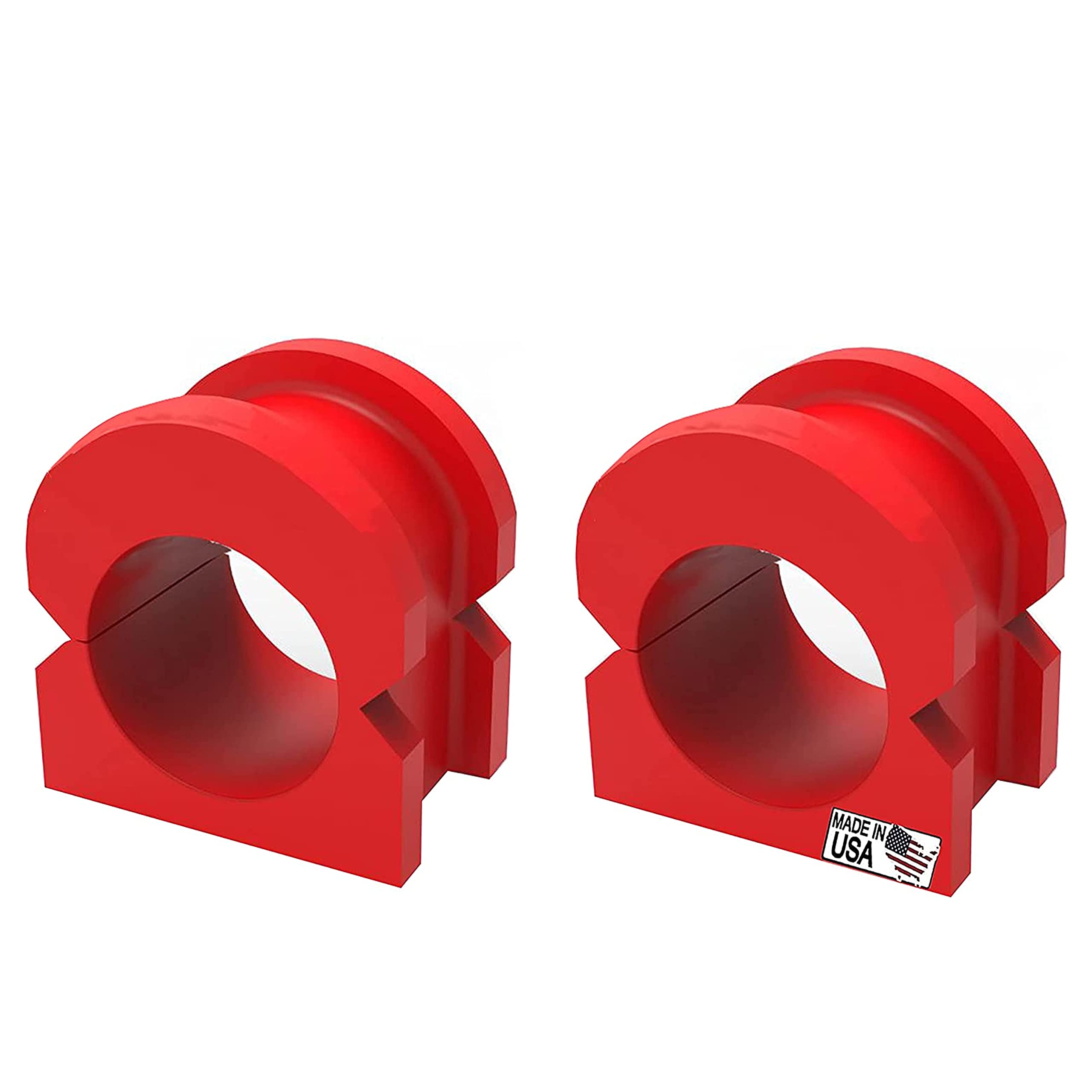 Suspension Dudes 4Pc Front Code Red Sway Bar Stabilizer Bracket/Bushing Kit Fits Escalade, Avalanche, Sierra Silverado 1500 2500