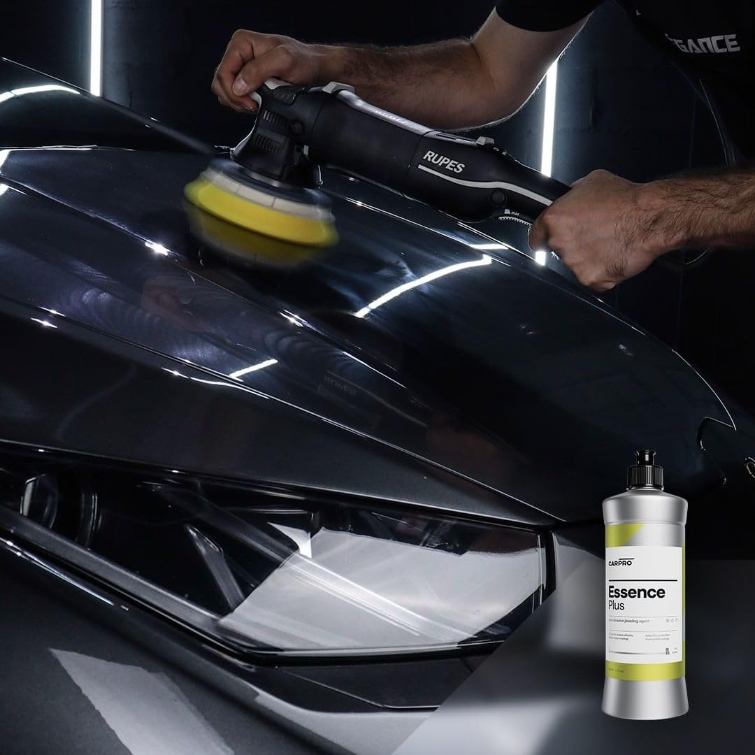 Carpro Essence Plus Non-Abrasive Gloss Agent, Sio2, Blend Of Ceramic Coat Repair Agents, High Gloss Quartz Resins, And Hydrophob
