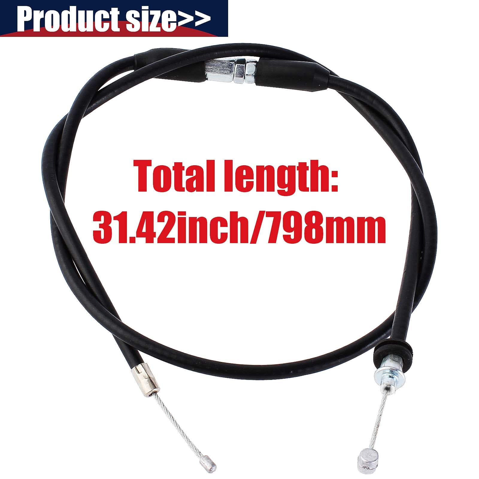 Qazaky 31Inch Throttle Cable Line For 49Cc 50Cc 70Cc 90Cc 110Cc 125Cc Kids Atv Quad 4 Wheeler Mini Pit Dirt Bike Taotao Kazuma B
