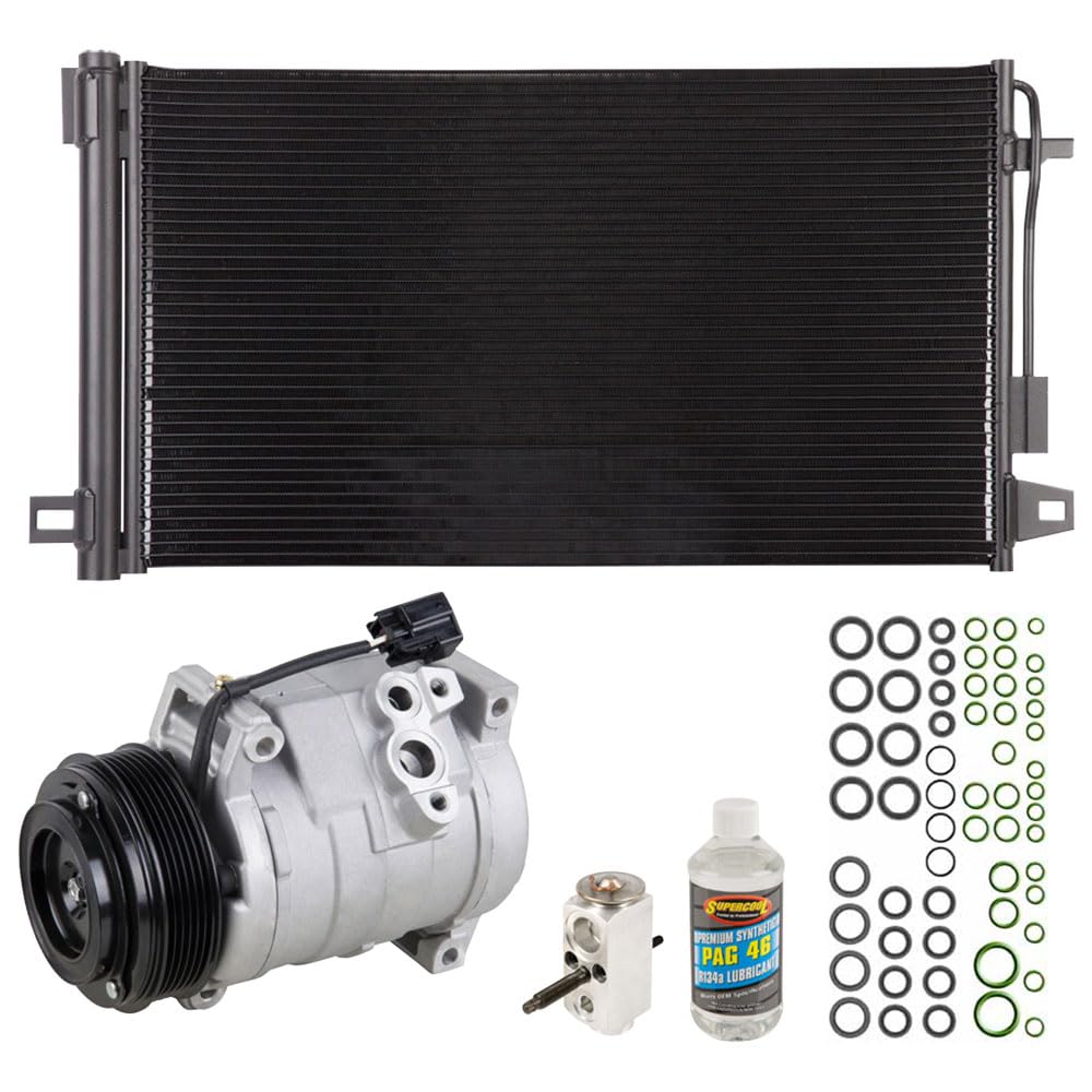 A/C Kit w/AC Compressor Condenser & Drier For Chevy Traverse GMC Acadia Buick Enclave Saturn Outlook 2007-2012 - BuyAutoParts 60