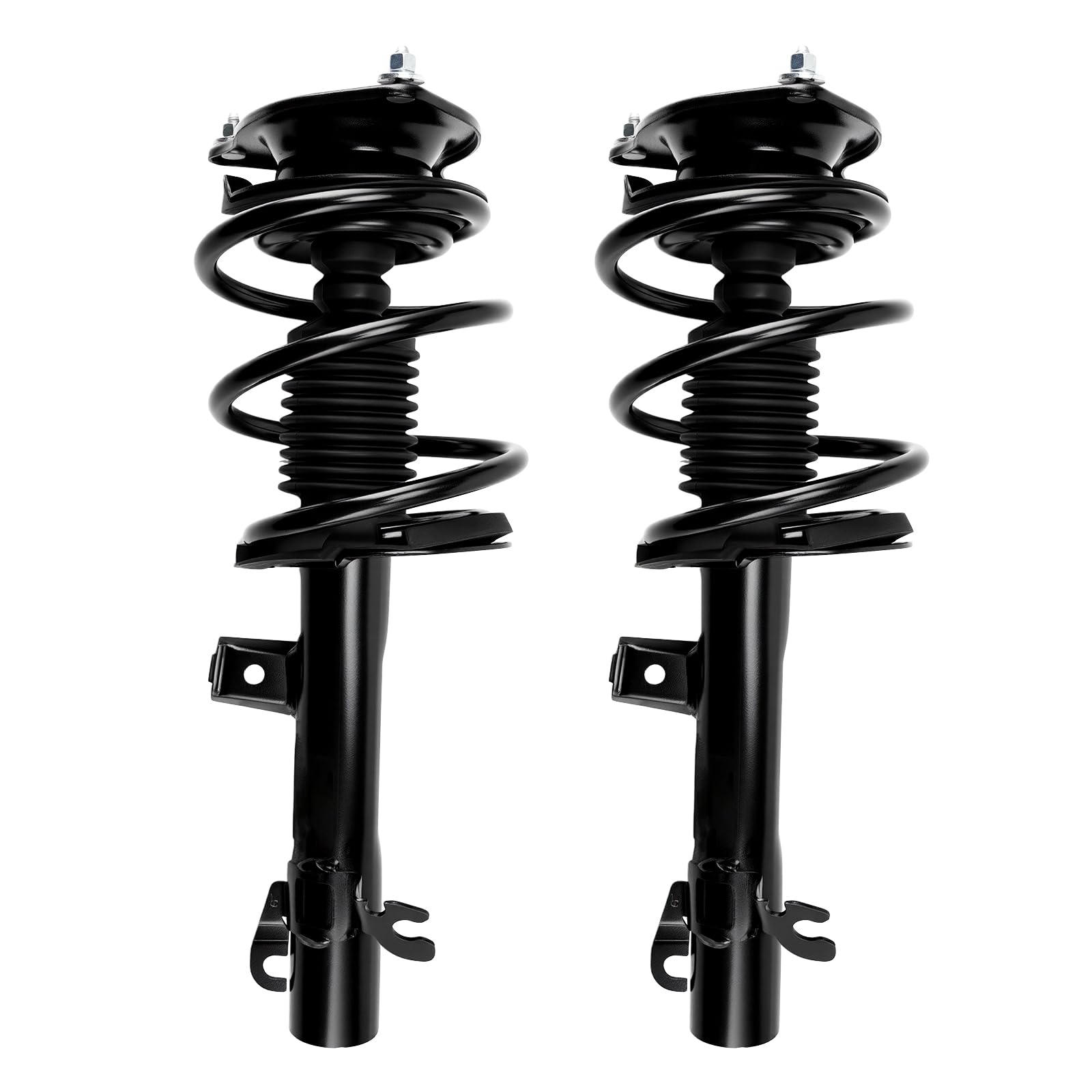 KAX Complete Struts w/Coil Springs Replacement Strut Shocks Assembly 172265,172266 for Mini Cooper 2002-2006 Front Suspension Ki