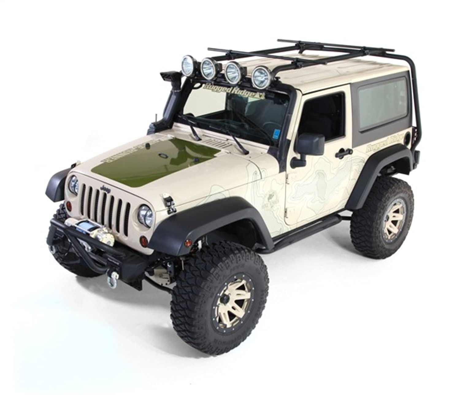Rugged Ridge | Sherpa Roof Rack | 11703.01 | Fits 2007-2018 Jeep Wrangler Jk 2-Door