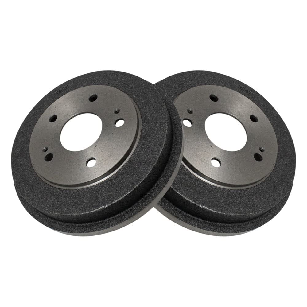 Trq Rear Brake Drum Pair Set For 2006-2015 Honda Civic / 1997-2001 Honda Cr-V / 2013-2014 Honda Fit
