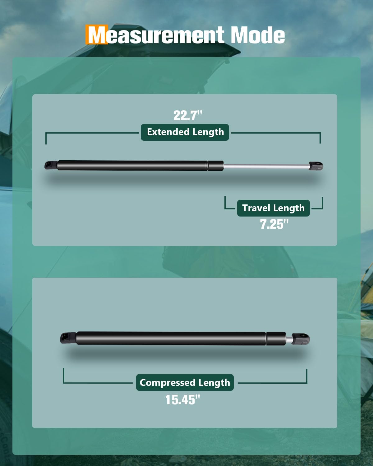 Scitoo Rear Hatch Tailgate Liftgate Lift Supports Struts 6156 Fit For Chevrolet Suburban 1500 2500 For Chevrolet Tahoe For Gmc Y