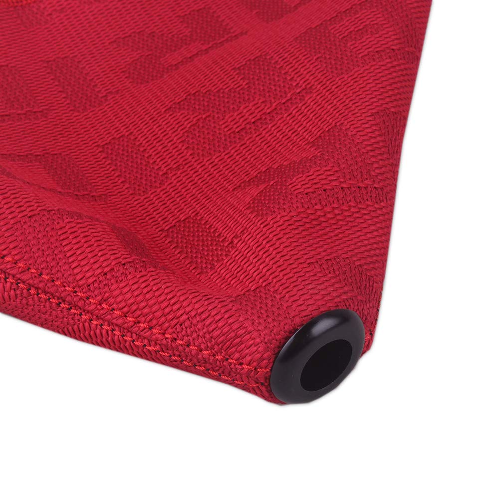 Zhengsheng Universal Shift Boot Cover,Fabric Shifter Manual/Auto Shift Knob Boot Dust Cover,Red