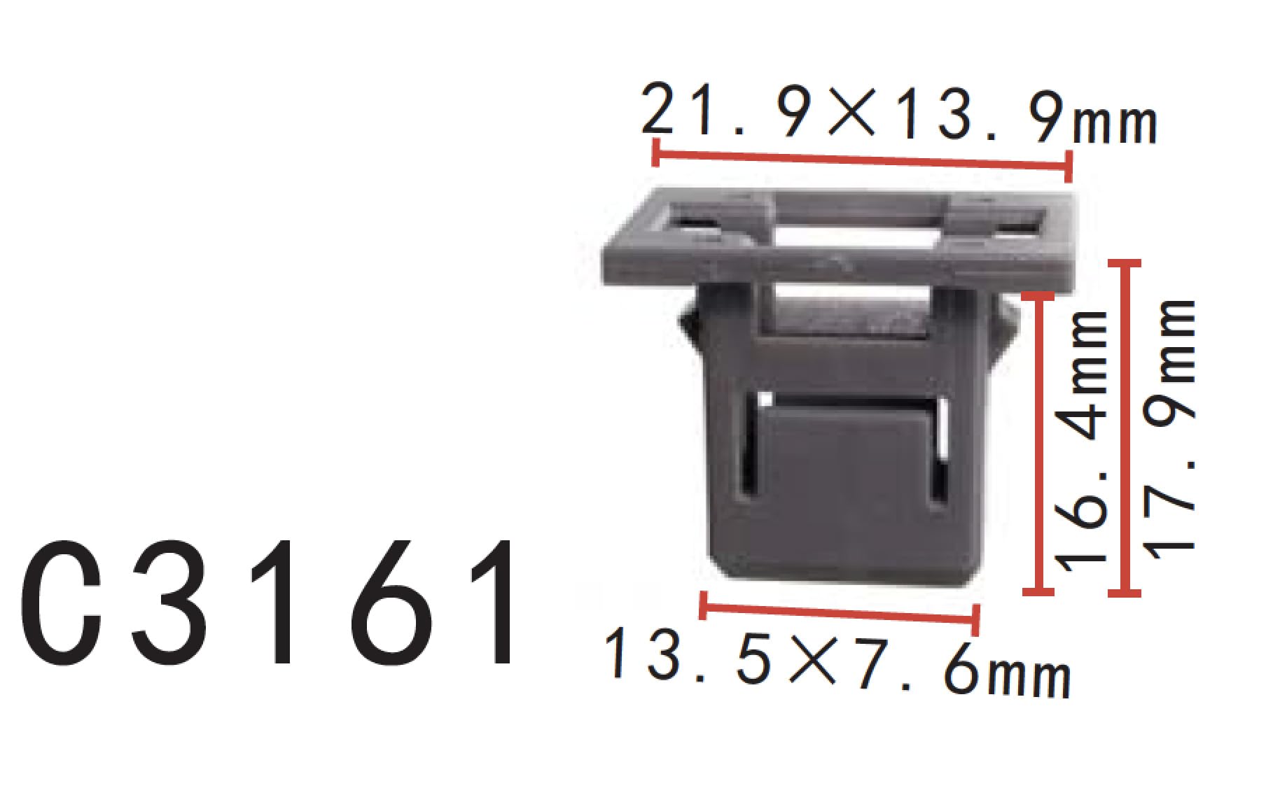 Autobahn88 Retainer Clip For Hood, Compatible With Honda (Oem: 91548Tz5A02) (Pack Of 20)