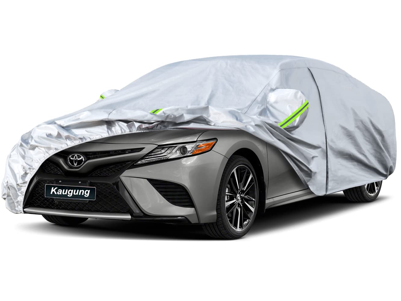 Kaugung 6 Layers Car Cover Custom Fit Toyota Camry Sedan From 1991 To 2025, Waterproof Car Cover All Weather For Automobiles Out