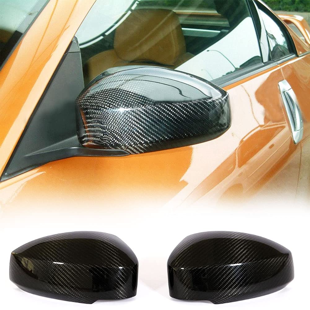 Mcarcar Kit Real Carbon Fiber Mirror Cover Caps Fit For Nissan 350Z Z33 Coupe Co WBCARB07K2YHPT4