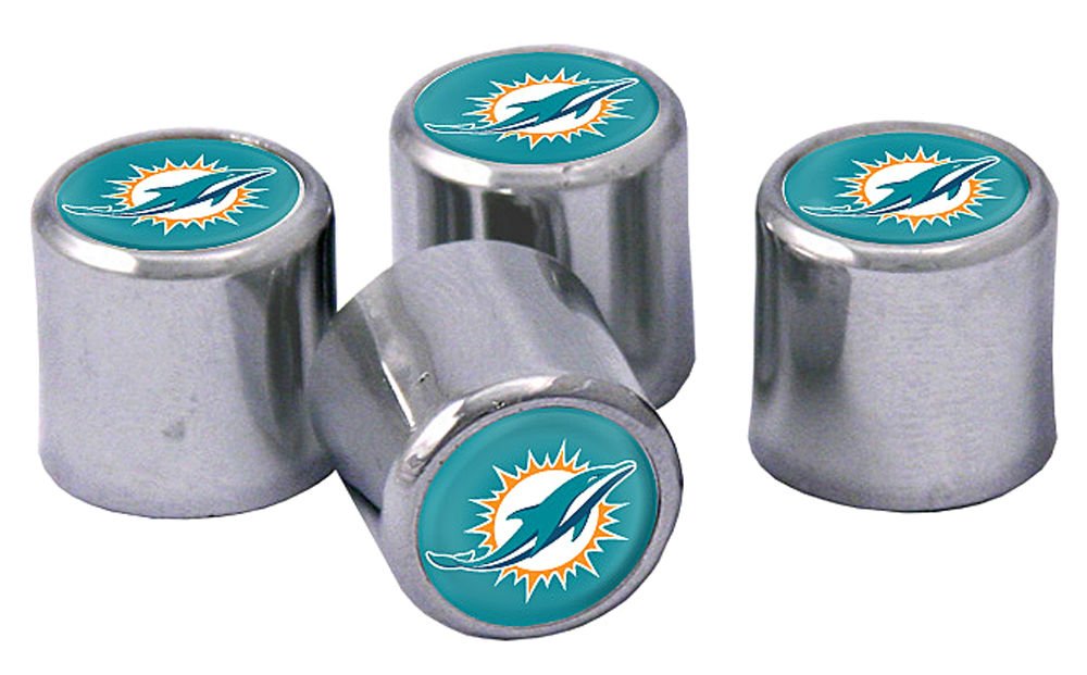 Miami Dolphins Valve Stem Covers