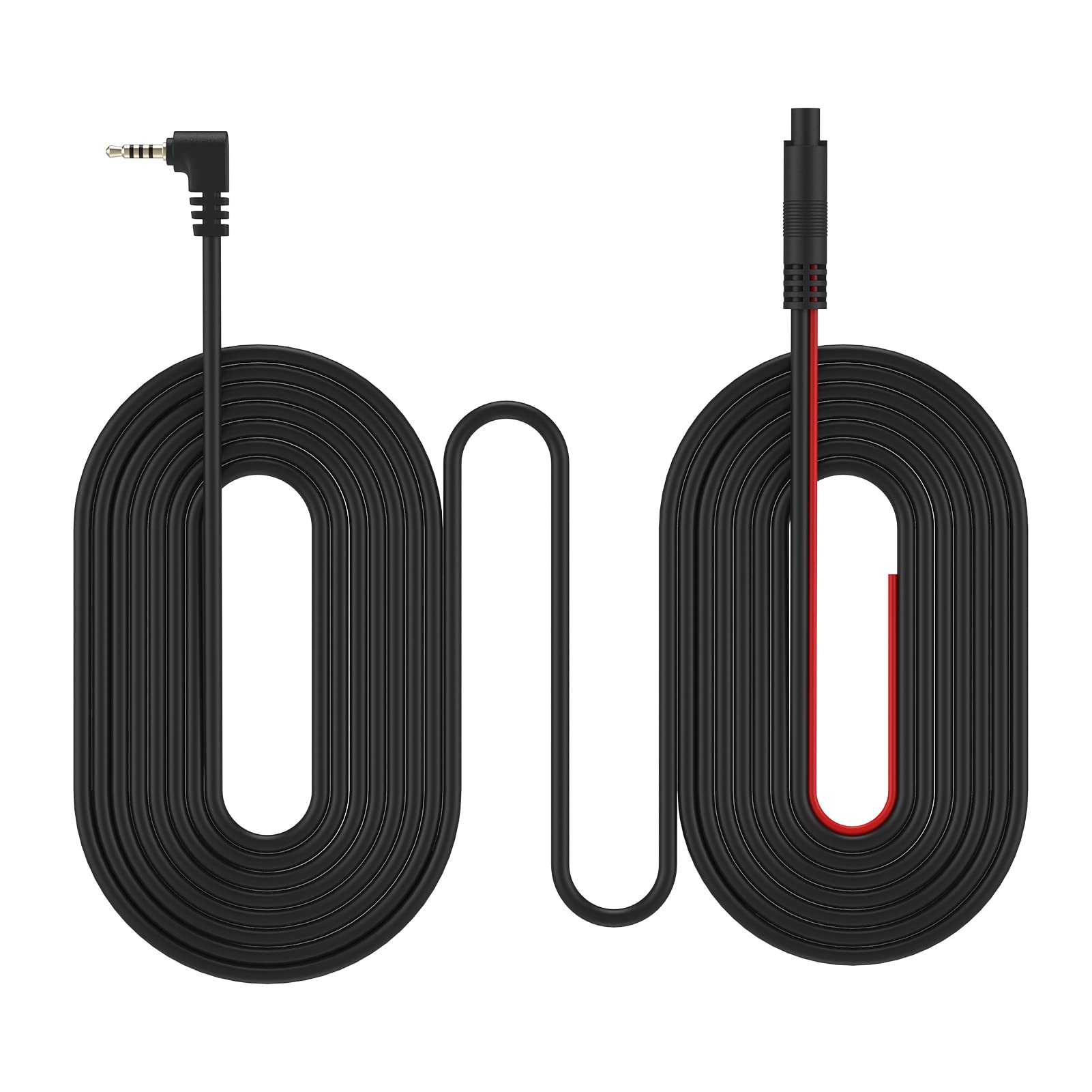 Pelsee 33 Feet Rear Camera Extension Cable, 2.5Mm To 4-Pin Dash Cam Rearview Backup Camera Extension Cord