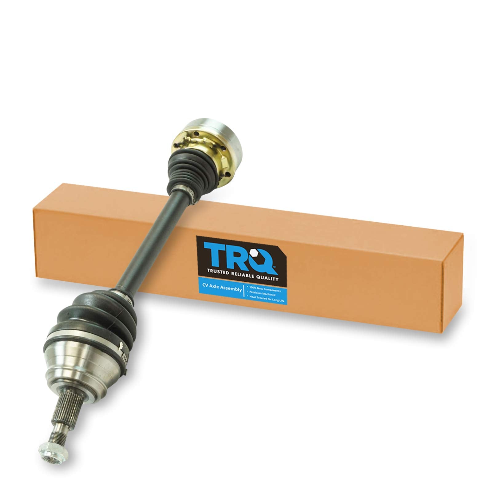 Trq Front Left Cv Axle Shaft Assembly Drivers Side Compatible With 1998-2010 Volkswagen Beetle 1999-2006 Golf 1999-2005 Jetta