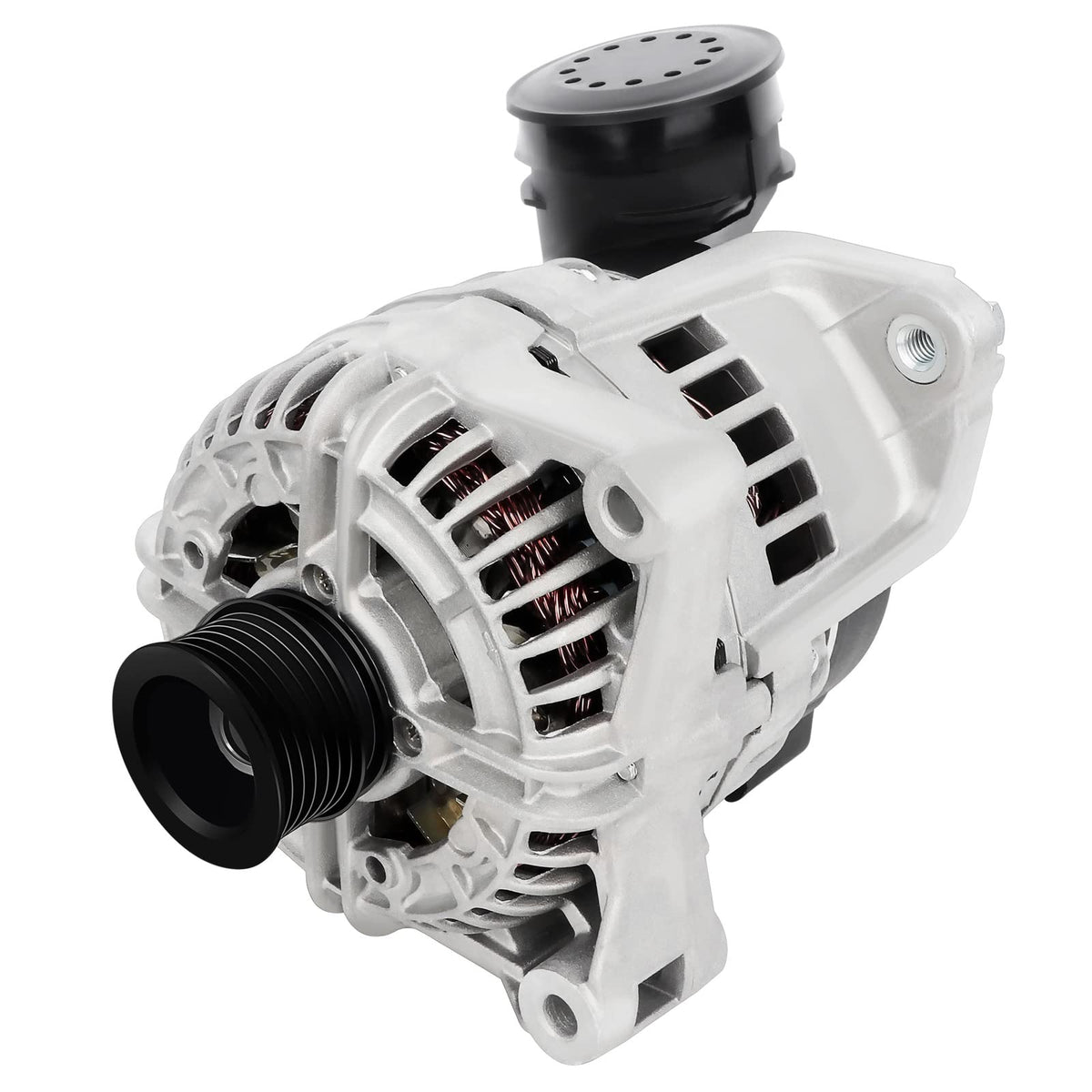 SCITOO Alternator Fit for BMW I6 Inline 6 2.2 2.5 3.0 3 & 5 Series, X5 & Z3 2001-2006 - 12V 120Amp CW 6-Groove Pulley, Replace O