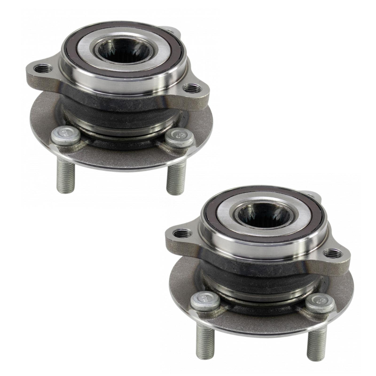 Trq Front Wheel Hub Bearings Assembly Set Compatible With 2016 Scion Ia 2019-2020 Toyota Yaris 2017-2018 Yaris Ia