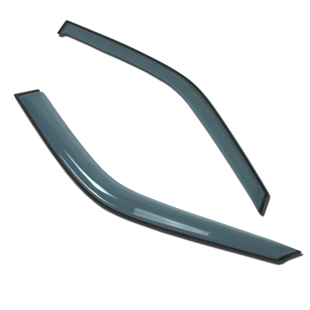 Tuningpros Outside Mount Window Vent Visors Rain Guards Compatible With Gmc Sierra 1500 2500 3500 Regular Cab 2007-2013 | Side W