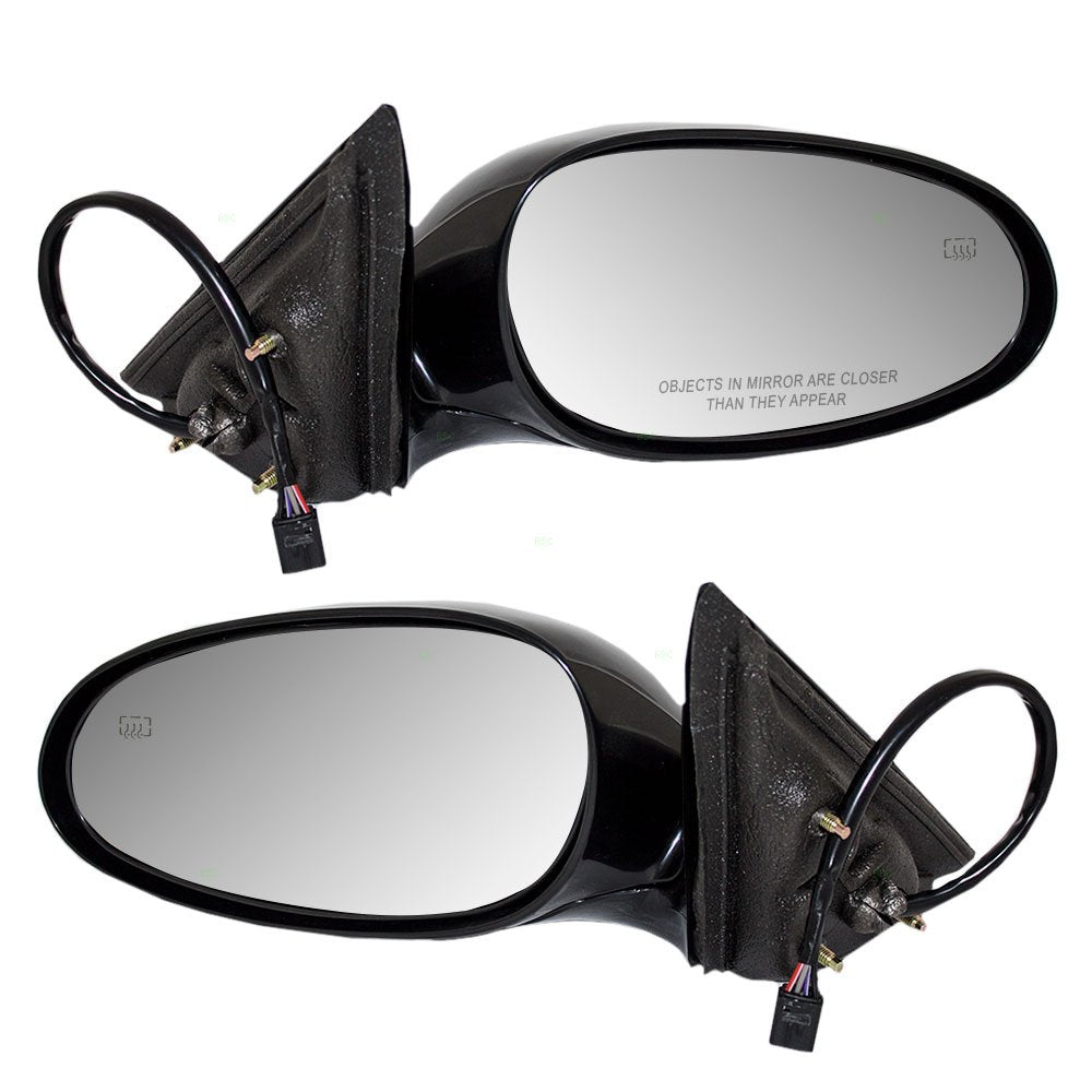 Brock Replacement Driver And Passenger Set Power Side Door Mirrors Heated Compatible With 1997-2002 Century Regal 10316927 10316