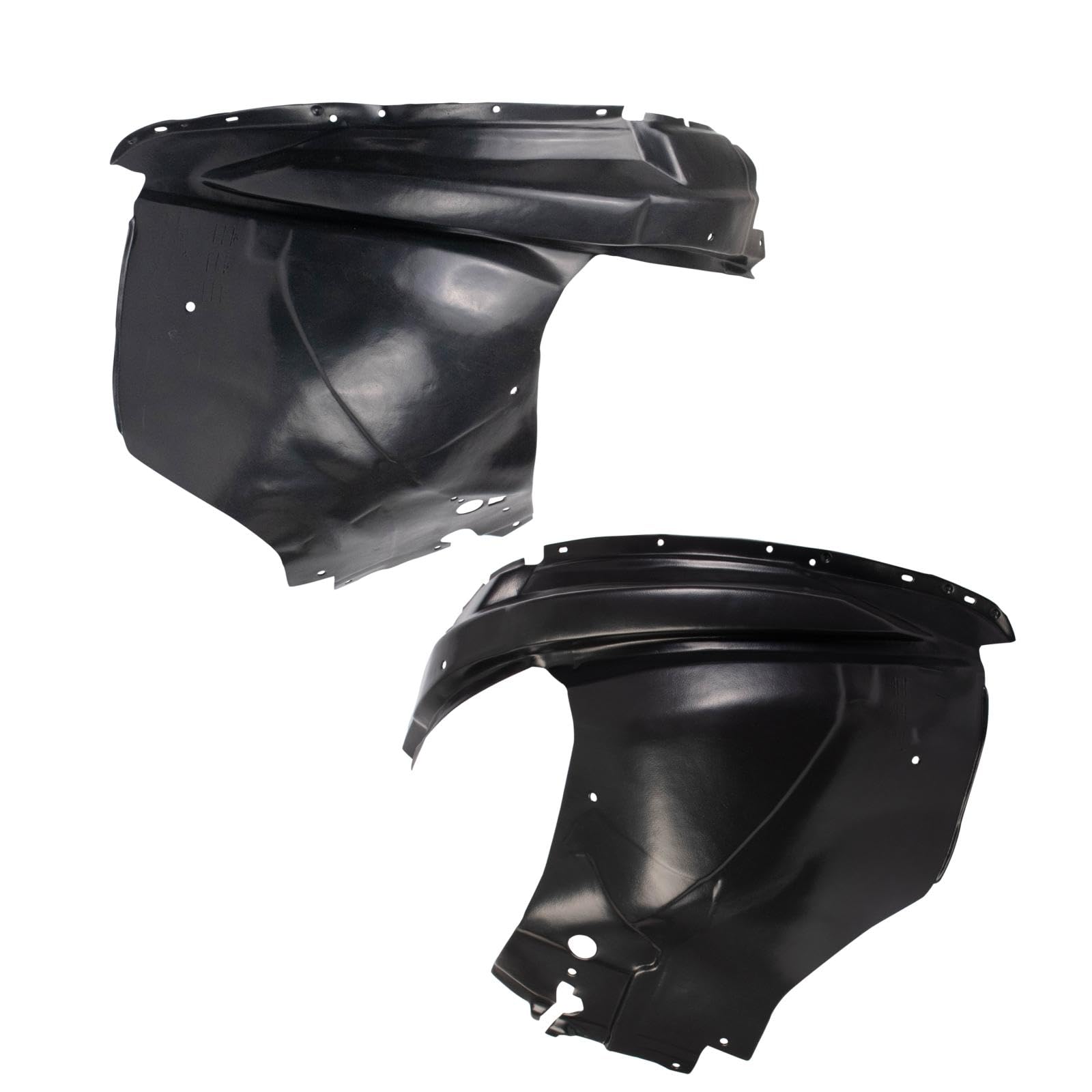 Trq Front Inner Fender Liner Set Compatible With 2008-2017 Buick Enclave