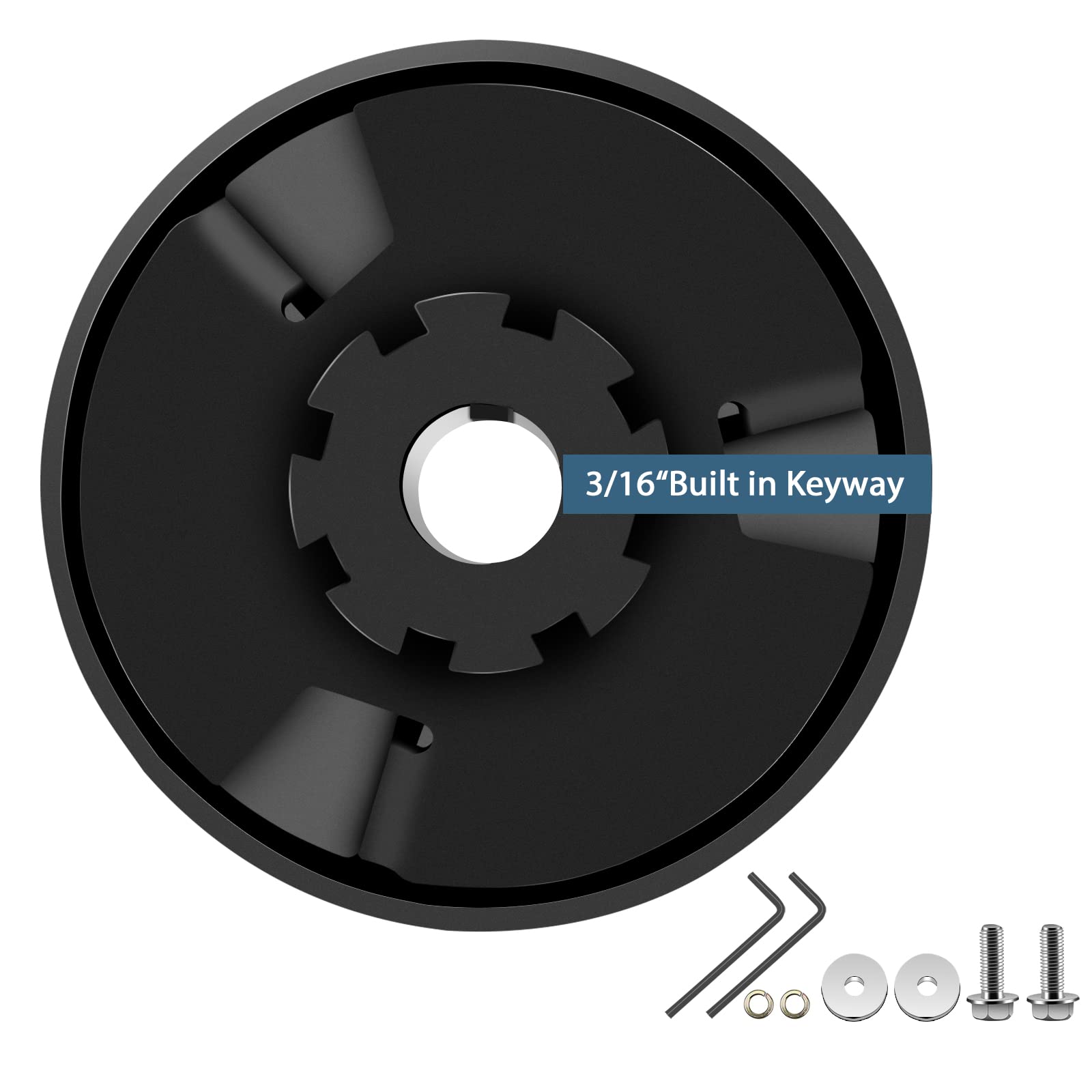 Vashly Go Kart Clutch 3/4" Bore 10 Tooth For #40/41/420 Chain Predator 212 Centrifugal Clutch 10T For Go Kart Minibike And Fun Kart Engine