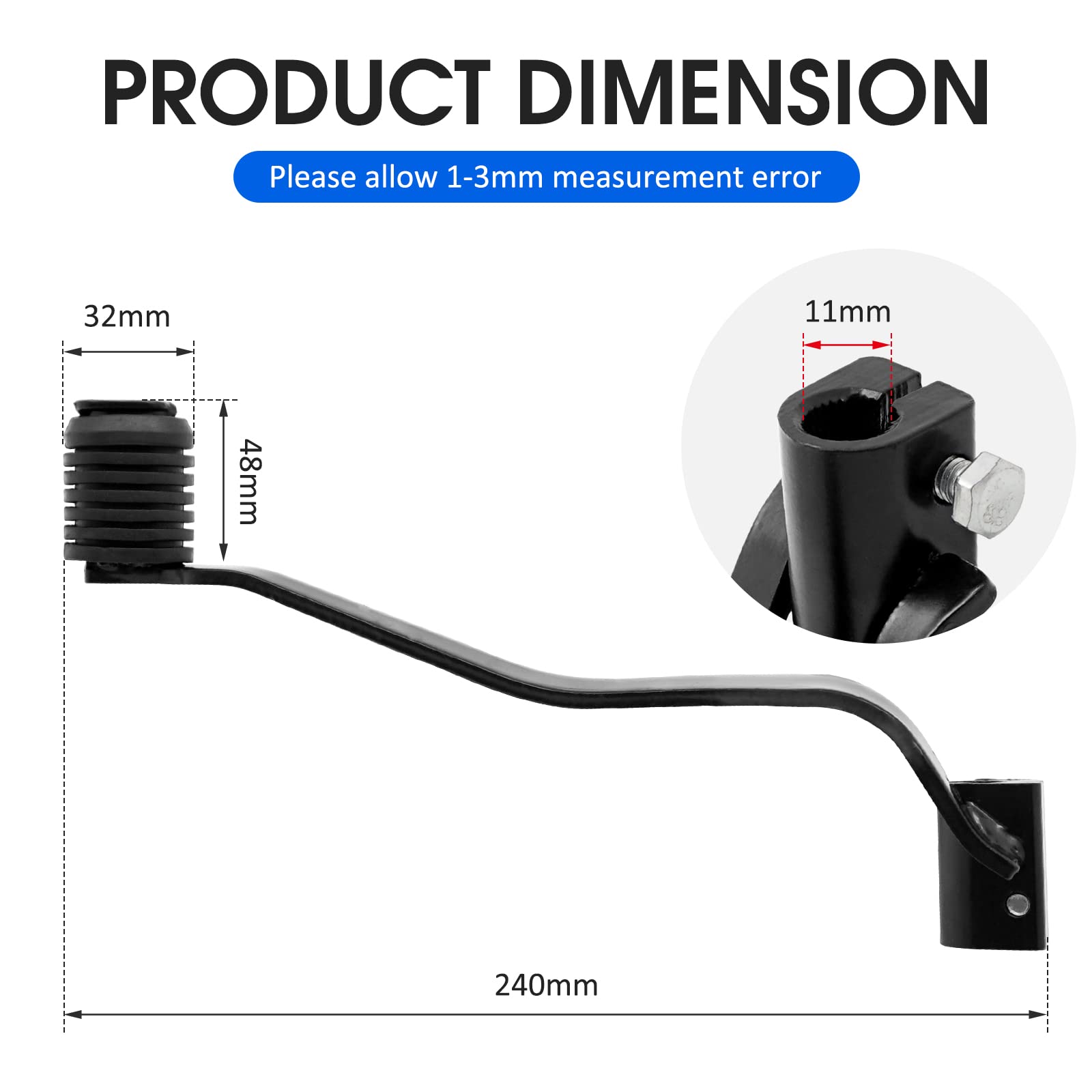 Javik Gear Shifter Shift Lever Pedal For Honda Foreman 500 Manual Trx500 Fm/Fpm/Tm 2005-2011 24700-Hp0-A00