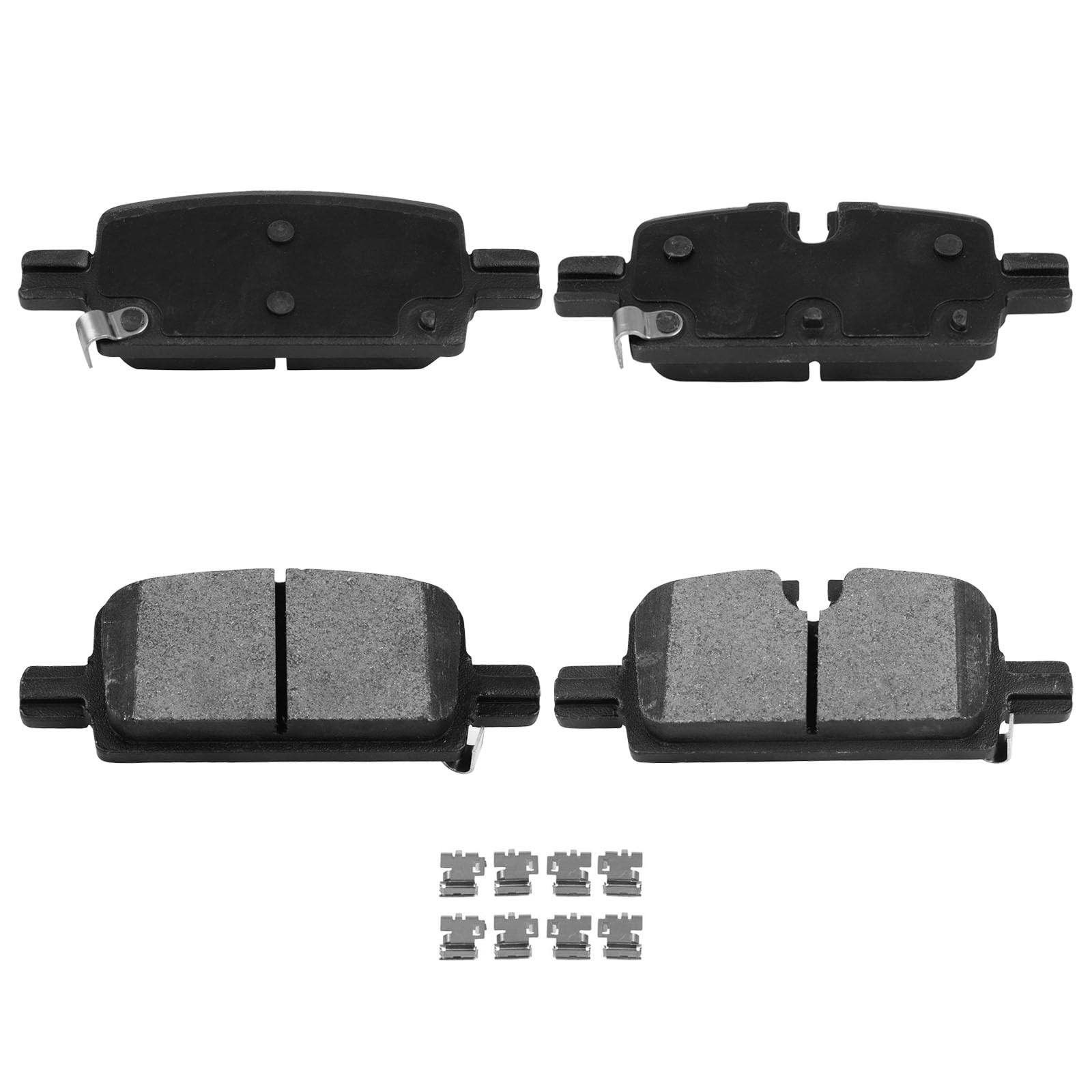 Automuto 4Pcs Rear Ceramic Brake Pads D2174 For Cadillac Escalade 21-23/Lyriq 23-24,For Chevrolet Colorado 23-24/Silverado 1500