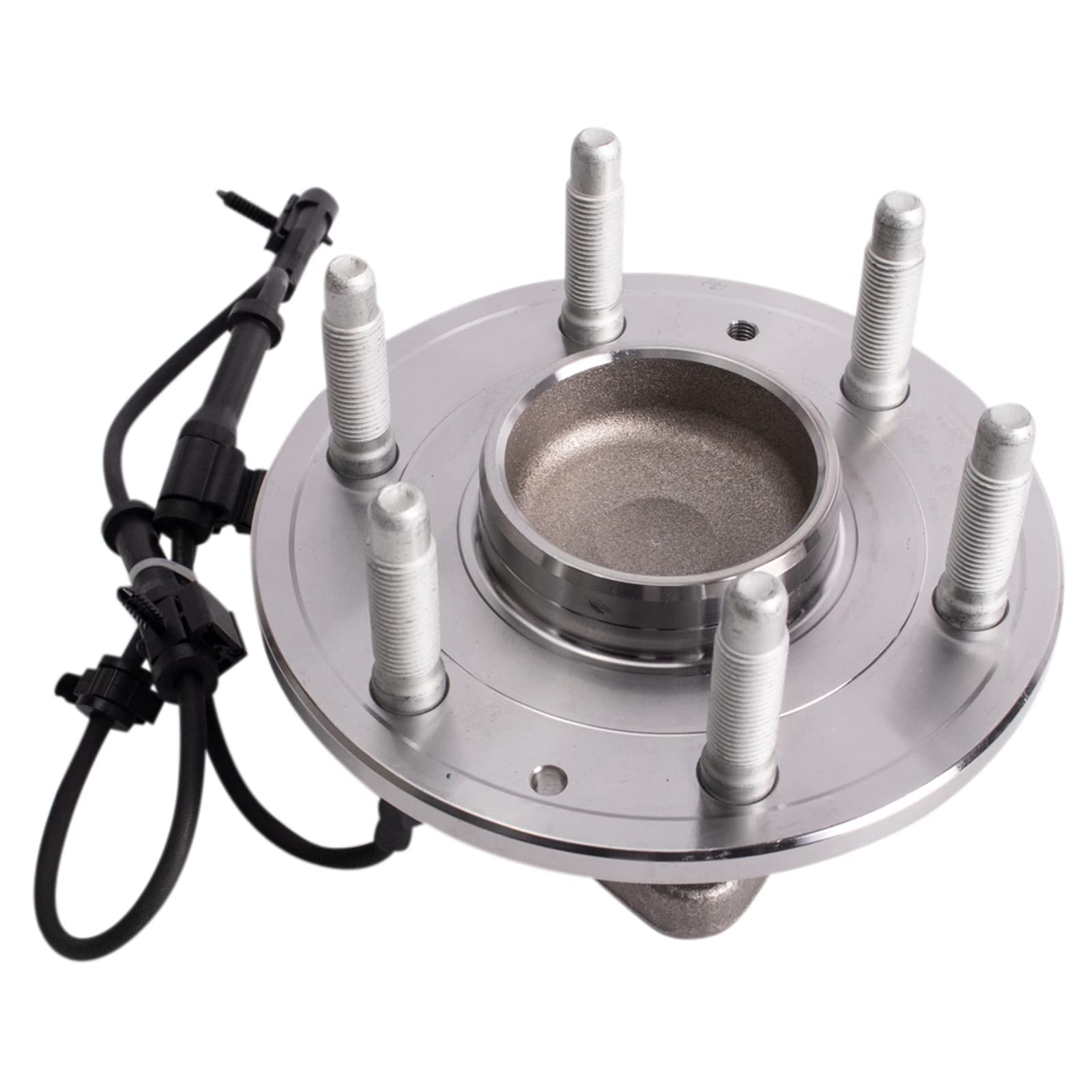 Trq Front Wheel Bearing & Hub Assembly With Abs Sensor Compatible With 2002-2006 Cadillac Escalade Chevrolet Avalanche 1500 2003