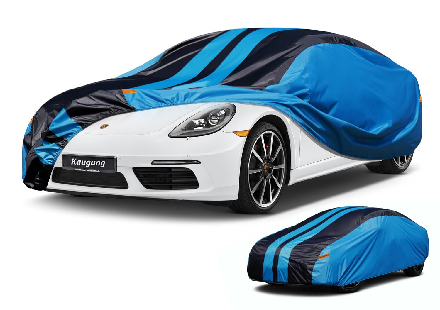 Kaugung Car Cover Waterproof Custom Fit Porsche 718 Boxster Cayman (1996-2025), Full Exterior Cover For Automobiles Lightweight