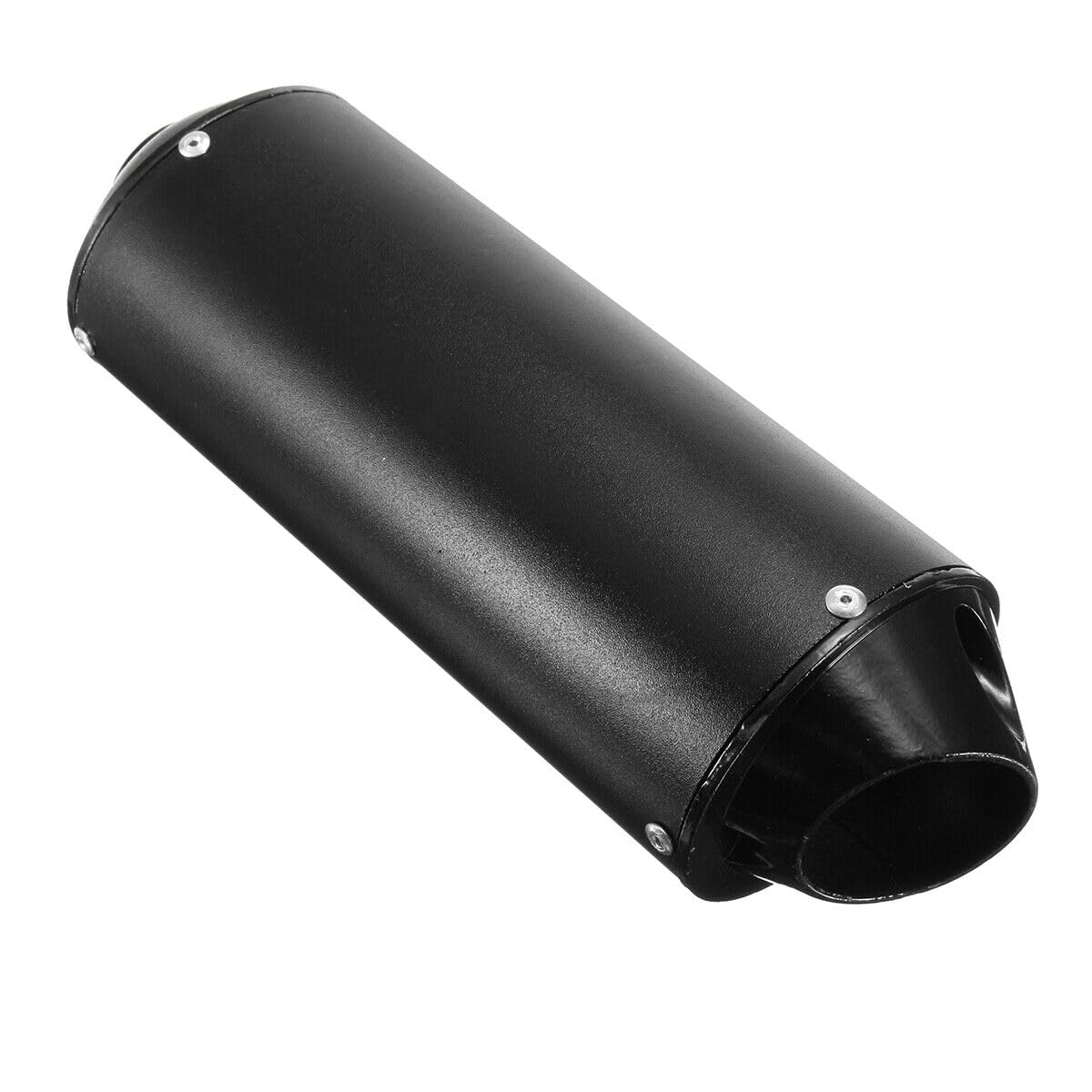 1.1' 28Mm Exhaust Muffler With Clamp For 90Cc 110Cc 125Cc 140Cc 150Cc 160Cc 4 Wheeler Atv Quad Motorcycle Scooter Chinese Taotao Street Dirt Pit Bike Black