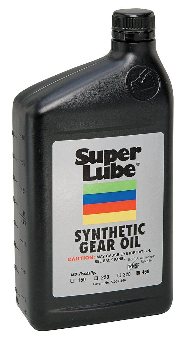 Bottle Super Lube Synthetic Gear Oil Iso 220 1 Quart. - Lot Of 12