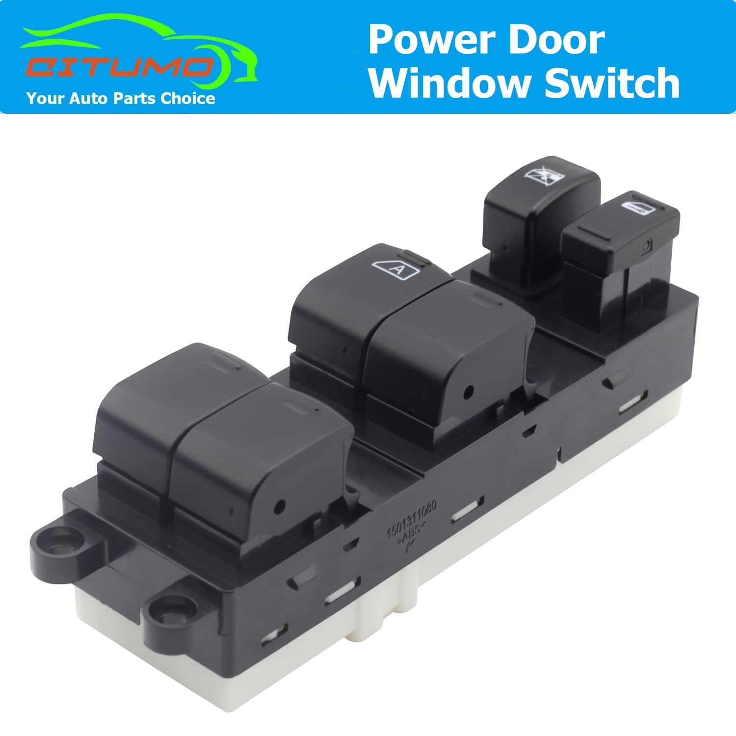 25401-Ea003 Driver Side Master Power Window Switch Compatible With 2005-2012 Frontier & Xterra, Replace Oe# 25401Ea003