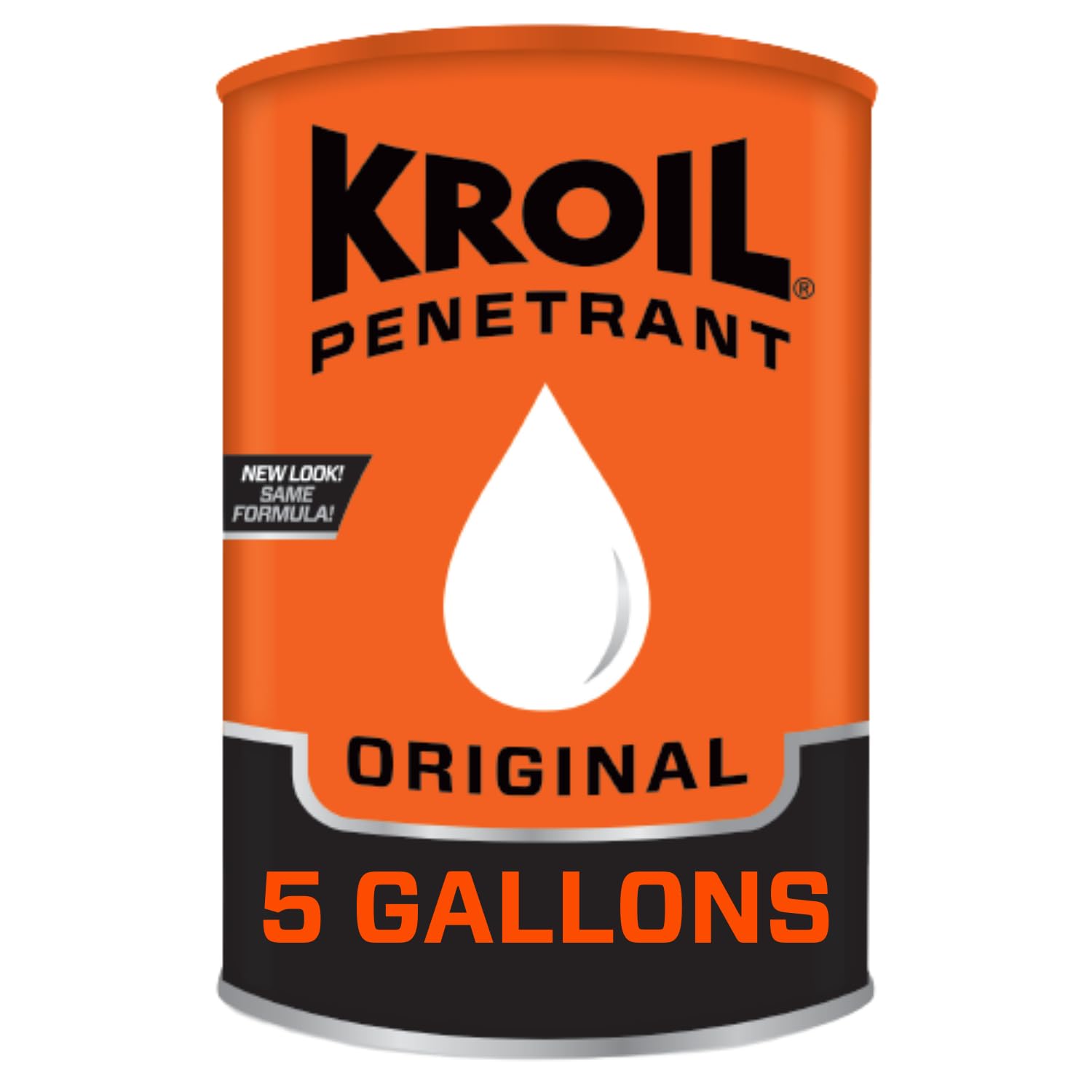 Kroil Original Penetrating Oil (Liquid-5 Gallon Pail-Single) | Penetrant for Rusted Bolts, Metal, Hinges, Chains, Moving Parts |