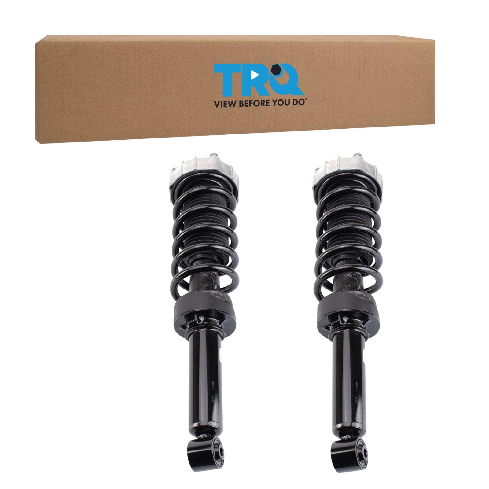 Trq Rear Shock & Spring Assembly Set Compatible With 2007-2015 Audi 03-18 Porsche 04-17 Vw
