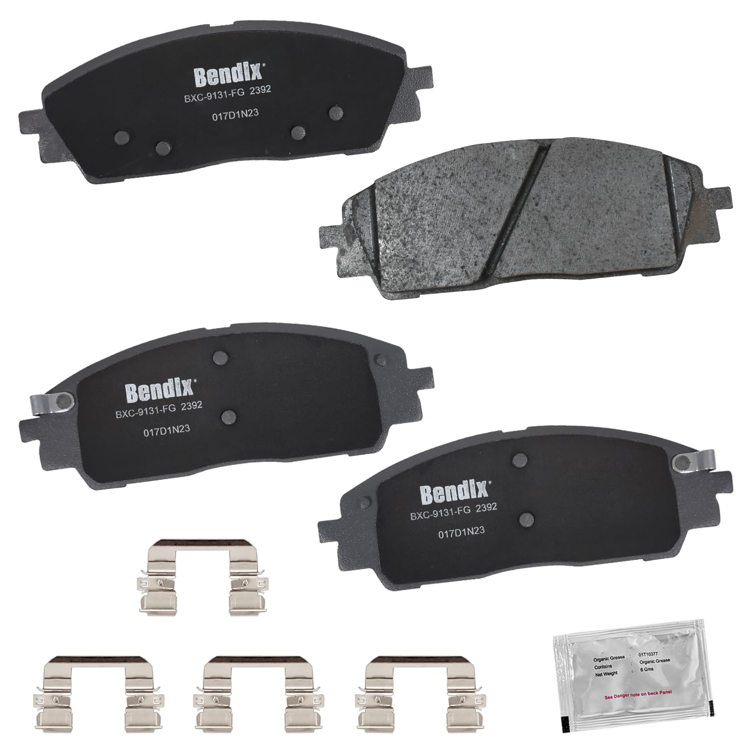Bendix Priority1 Cfc2392 Ceramic Front Brake Pads For Kia Carnival 2023-2022