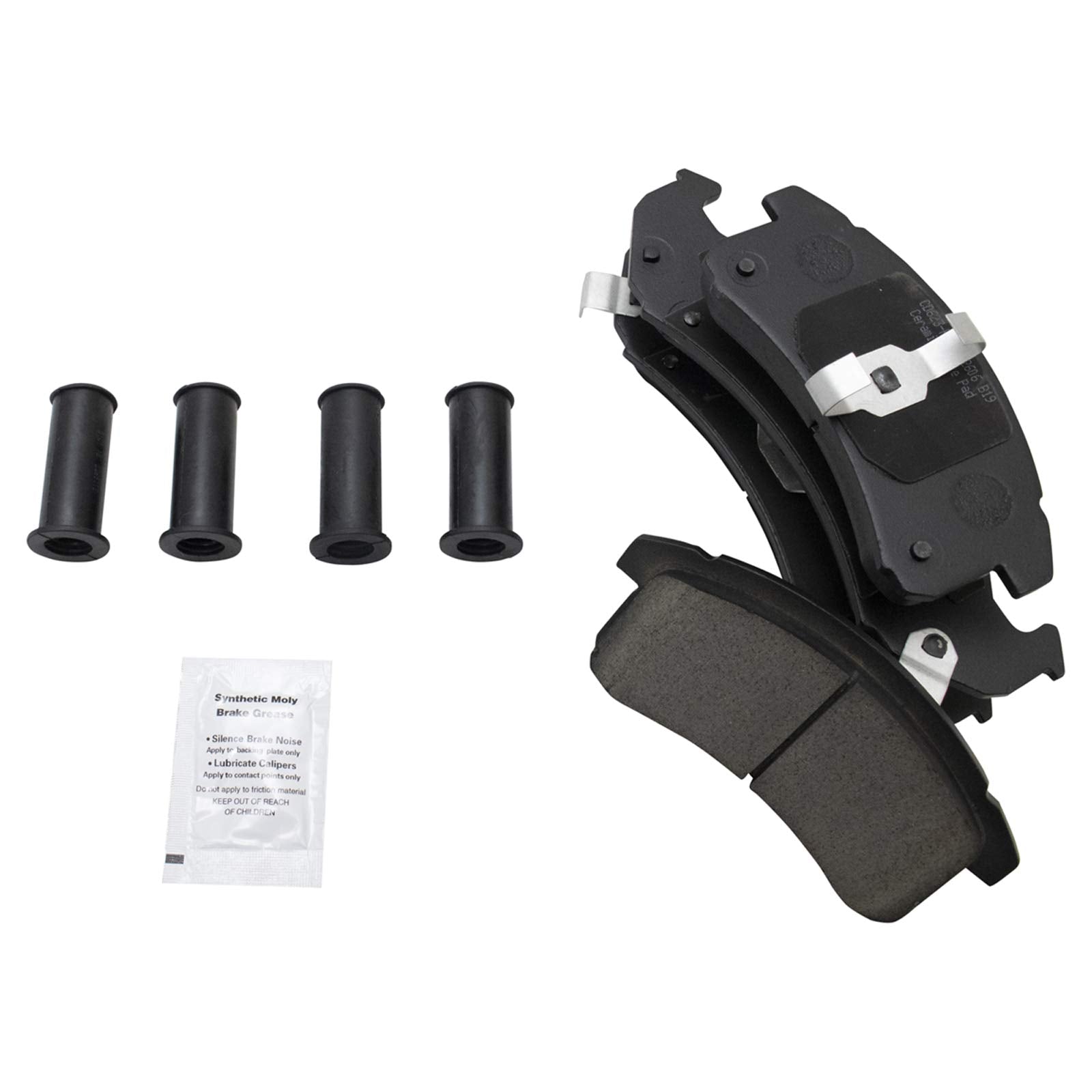 TRQ Front Posi Ceramic Brake Pad Kit Set for Buick Cadillac Chevy Pontiac