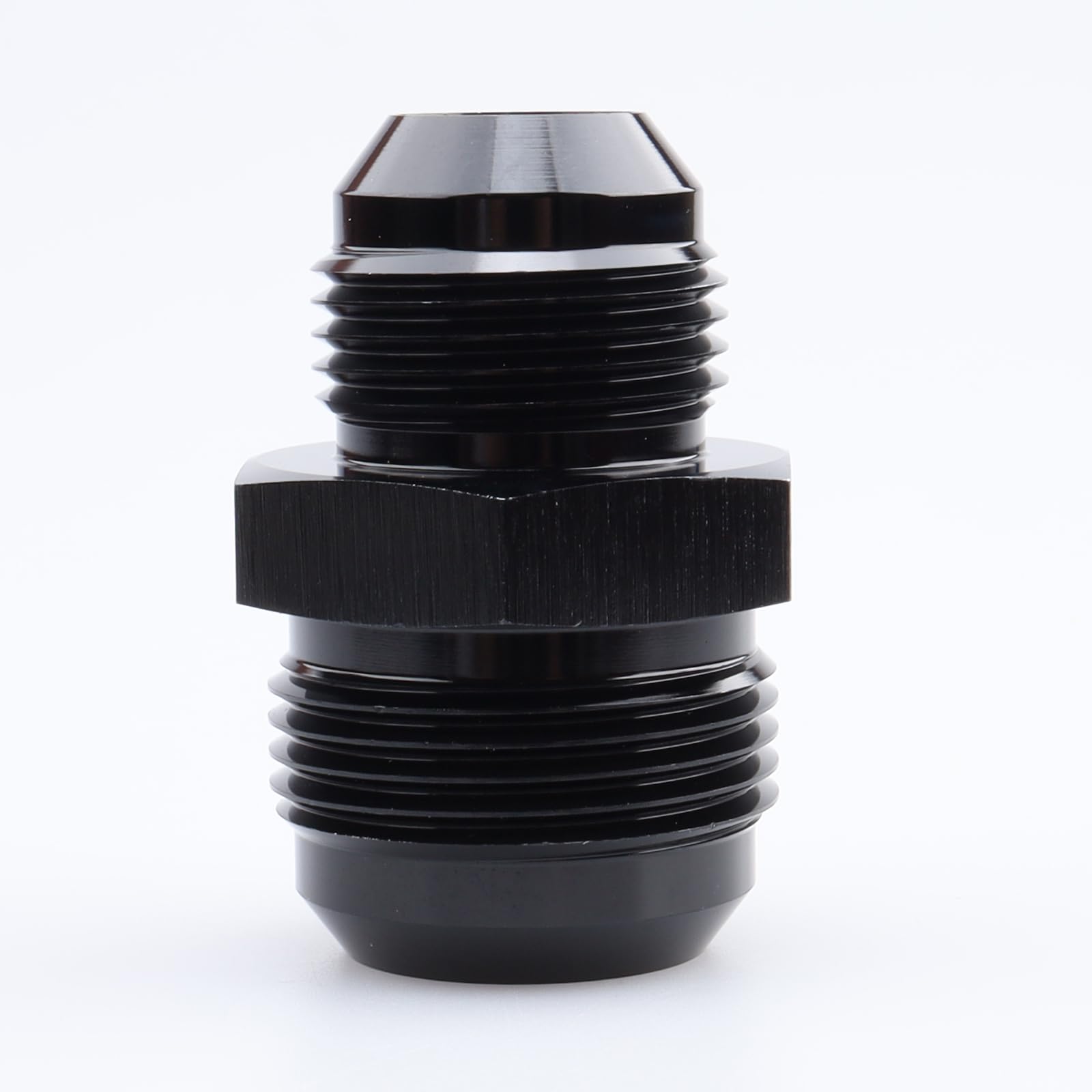 AC PERFORMANCE -16 AN to -12 AN Male Flare Reducer Coupler Union Adapter Fitting Aluminum Black