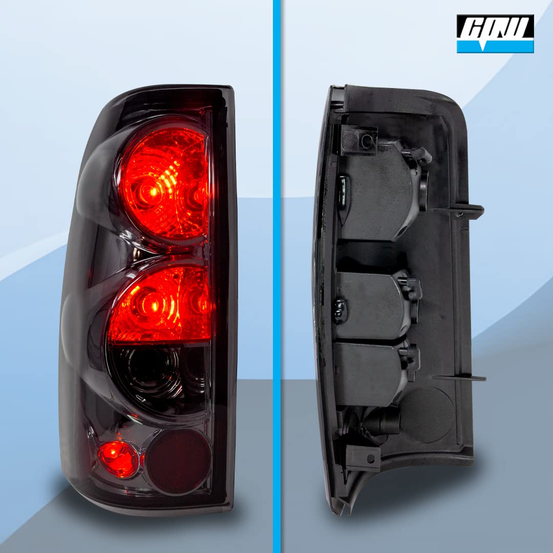 Cpw Tail Lights Compatible With [1999 2000 2001 2002 2003 2004 2005 2006 Chevrolet Silverado] [1999-2003 Gmc Sierra] Tail Lights