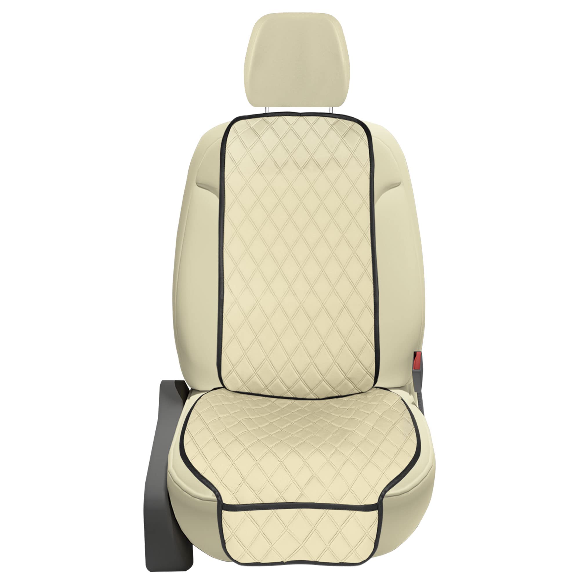 Fh Group Car Seat Cushion Front Set Neosupreme Automotive Seat Cushions - Universal Fit, Car Seat Cushion With Front Pockets, Ai