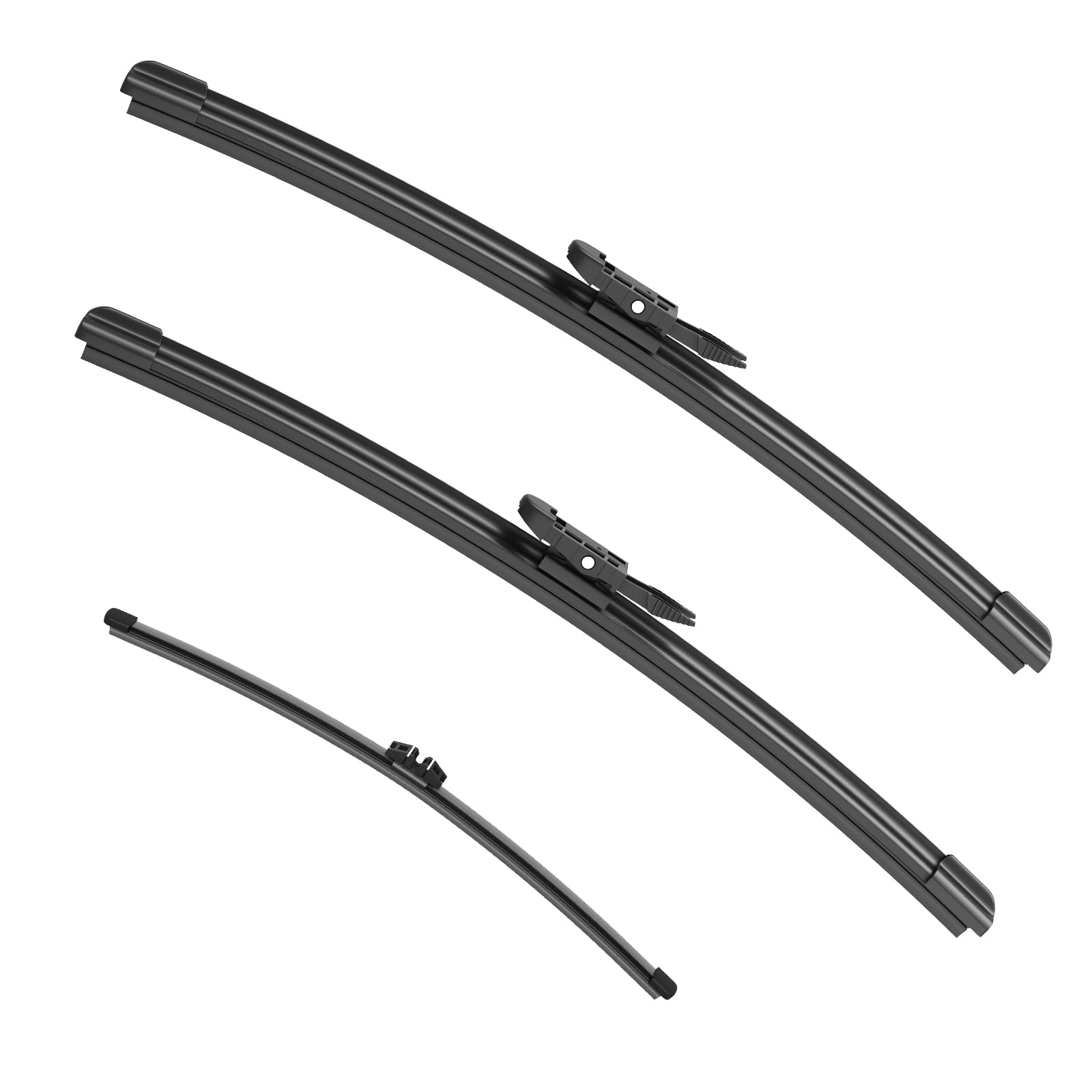 Anikluim 28''+ 28'' Wiper Blades With 11'' Rear Wiper Blade Set Replacement For 2013-2019 Ford Escape Windshield Wipers Original