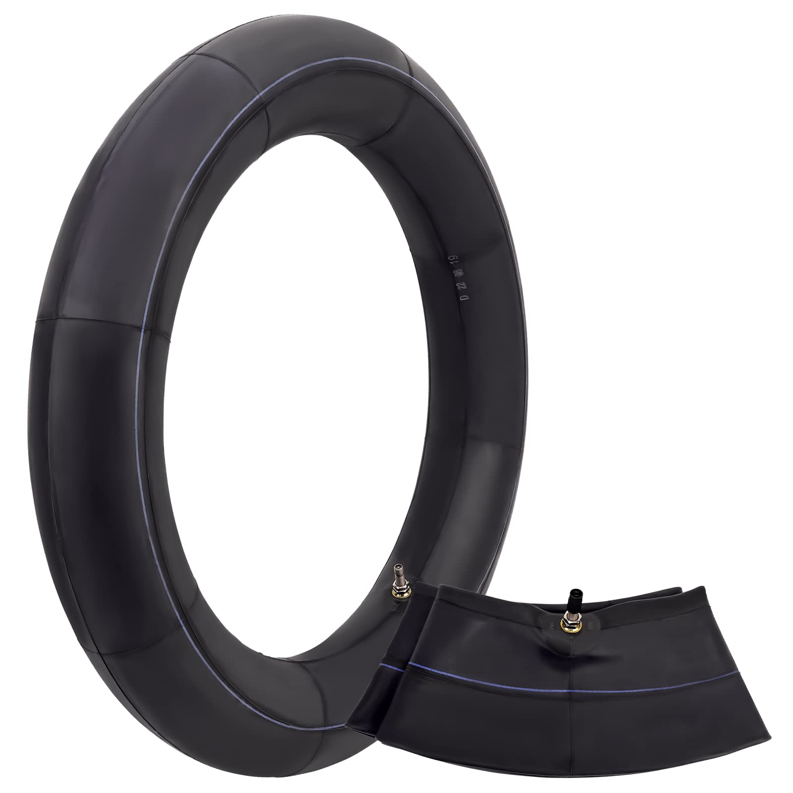 Jcklw 130/90-16 Inner Tube Tr4 Straight Valve Stem Compatible With Standard Motorcycle Tube 5.00/5.10-16(2 Pack)