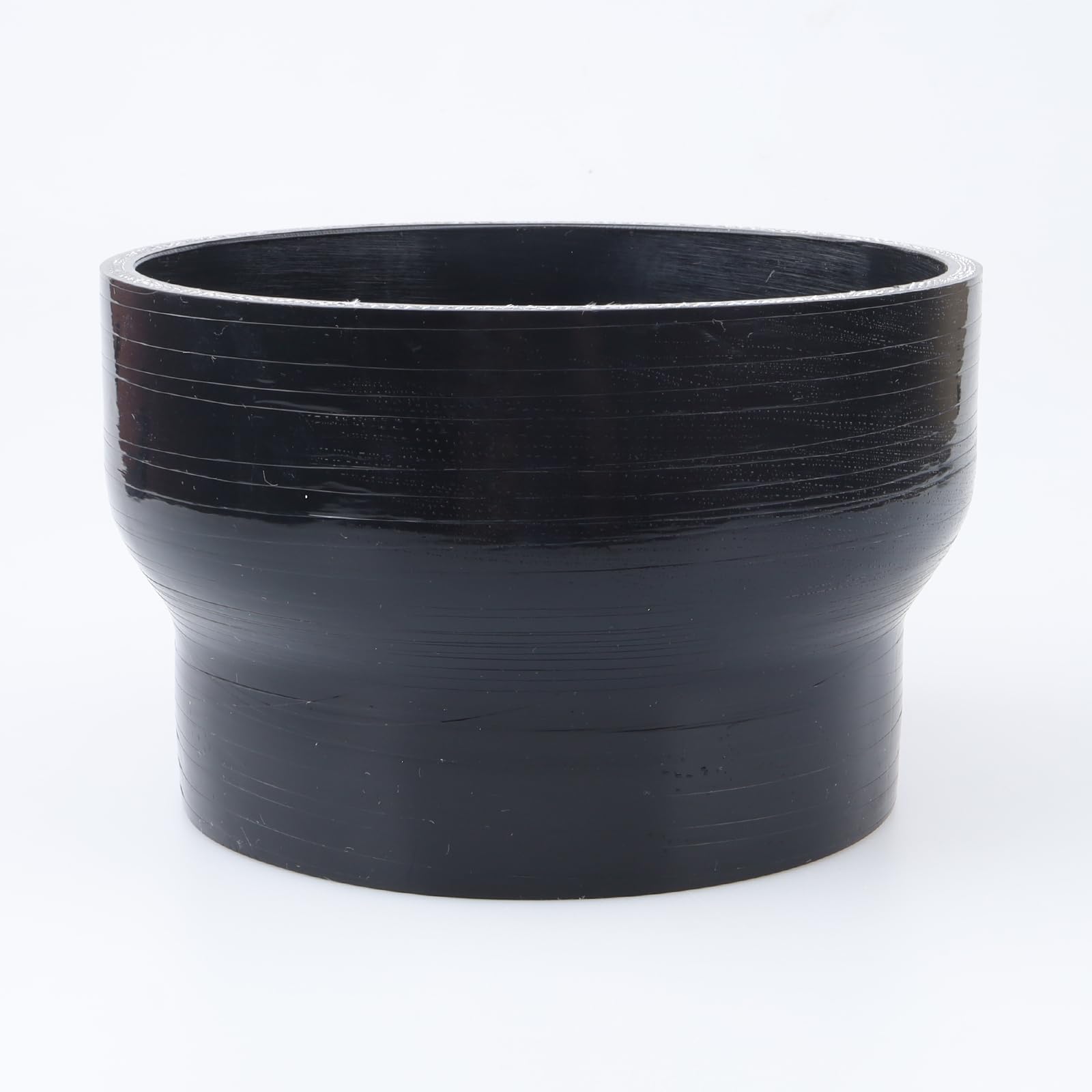 Ac Performance Id 6'' To 5'' (152Mm To 127Mm) Silicone Hose Straight Reducer 4-Ply Reinforced Black, 4'' Length