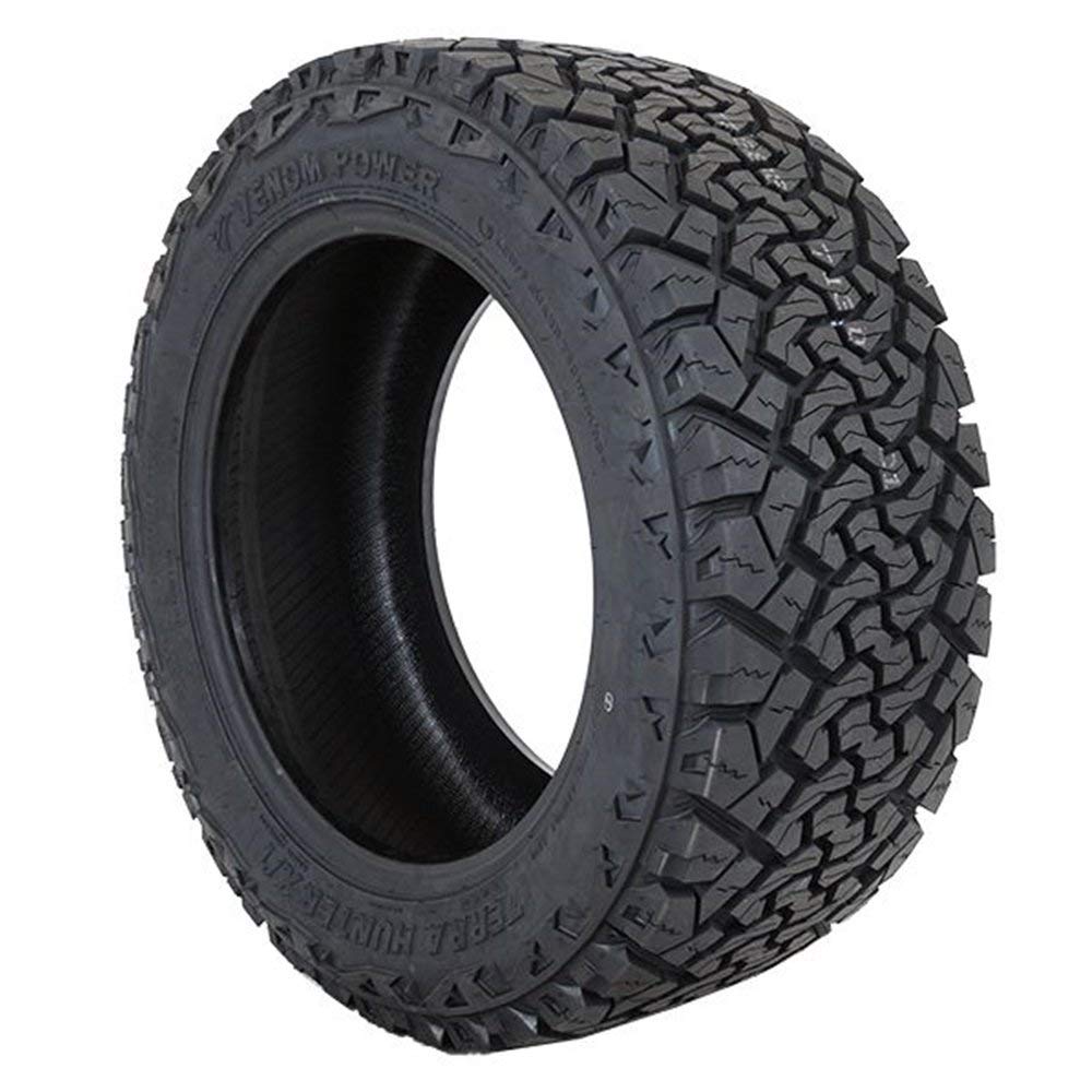 Set Of 4 (Four) Venom Power Terra Hunter X/T Xt All-Terrain Mud Light Truck Radial Tires-35X12.50R20Lt 35X12.50X20 35X12.50-20 125R Load Range F Lrf 12-Ply Bsw Black Side Wall