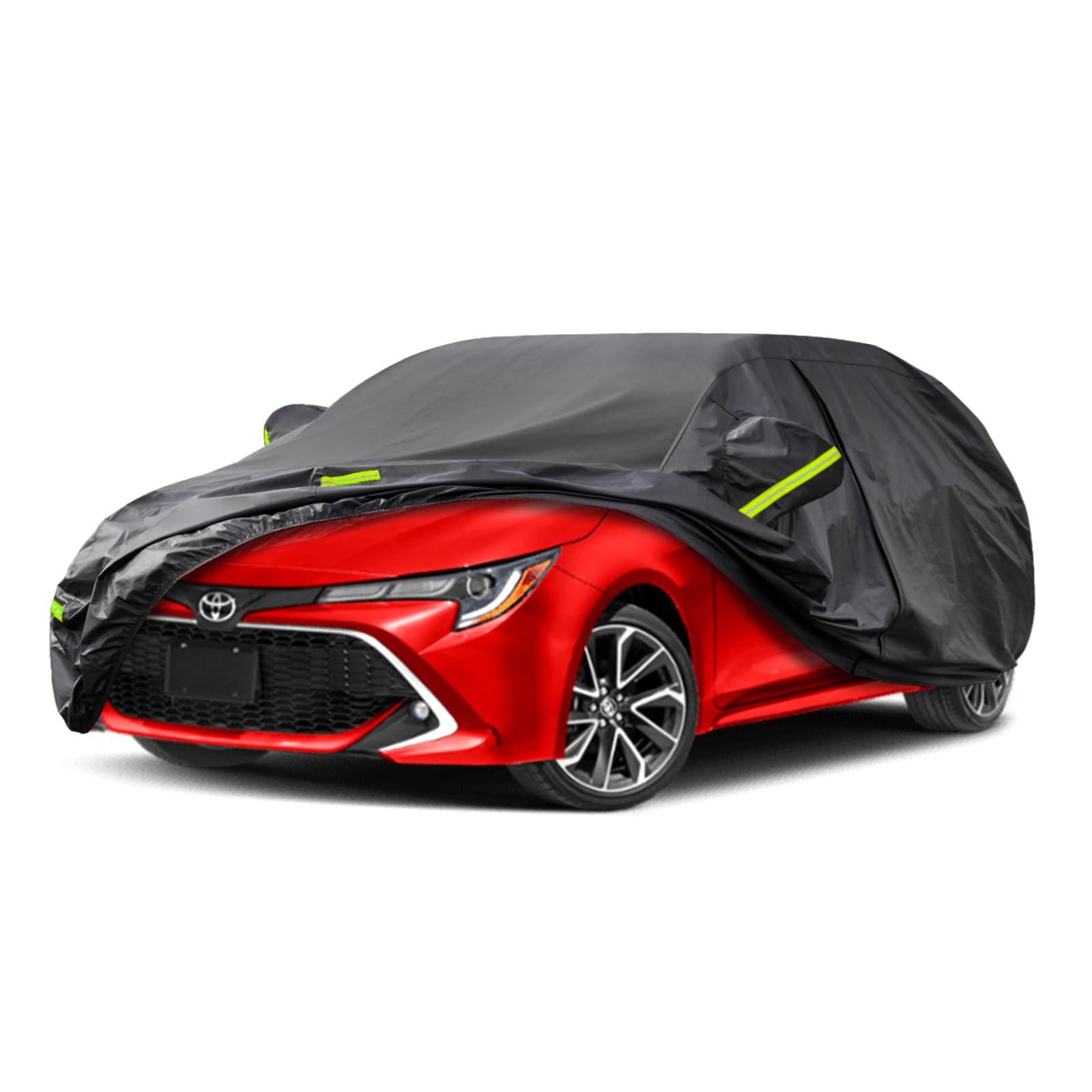 Kaugung 7 Layers Car Cover Custom Fit Toyota Corolla Hatchback From 1997 To 2025, Waterproof All Weather Resistant Outdoor Indoo