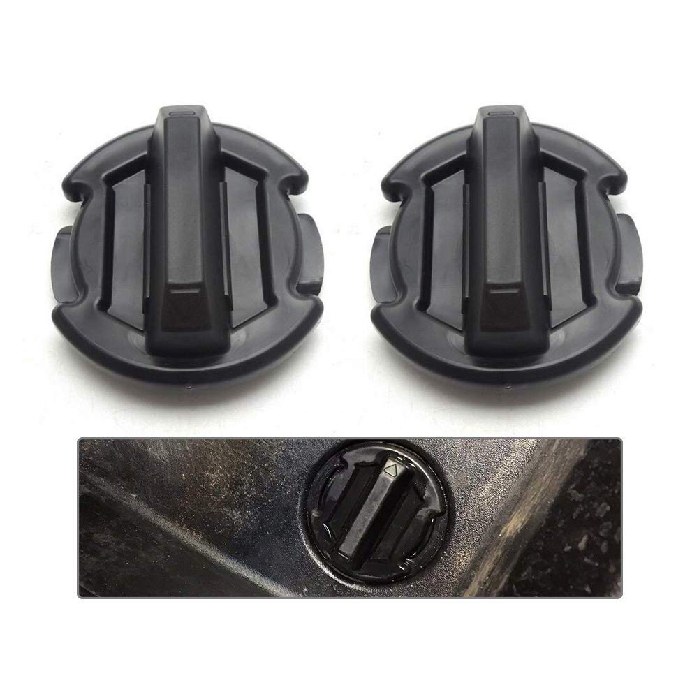 Bunker Indust 2 Pcs Twist Floor Drain Plug Trap Seal For 2014/2015/2016/2017/2018/2019 Polaris Rzr Xp 1000 900 Xp 4 Turbo General 8414694