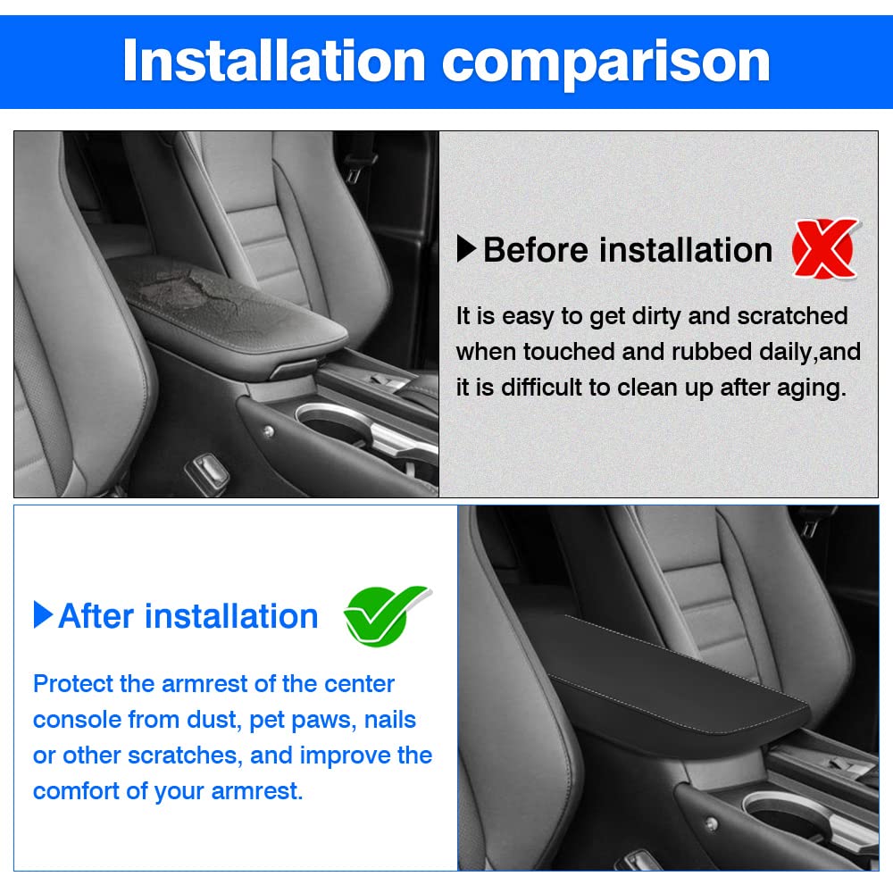 Autorder Center Console Cover For 2015-2020 2021 Lexus Nx Nx300H/Nx300/Nx200T Accessories Armrest Cover Anti-Scratch Middle Cons