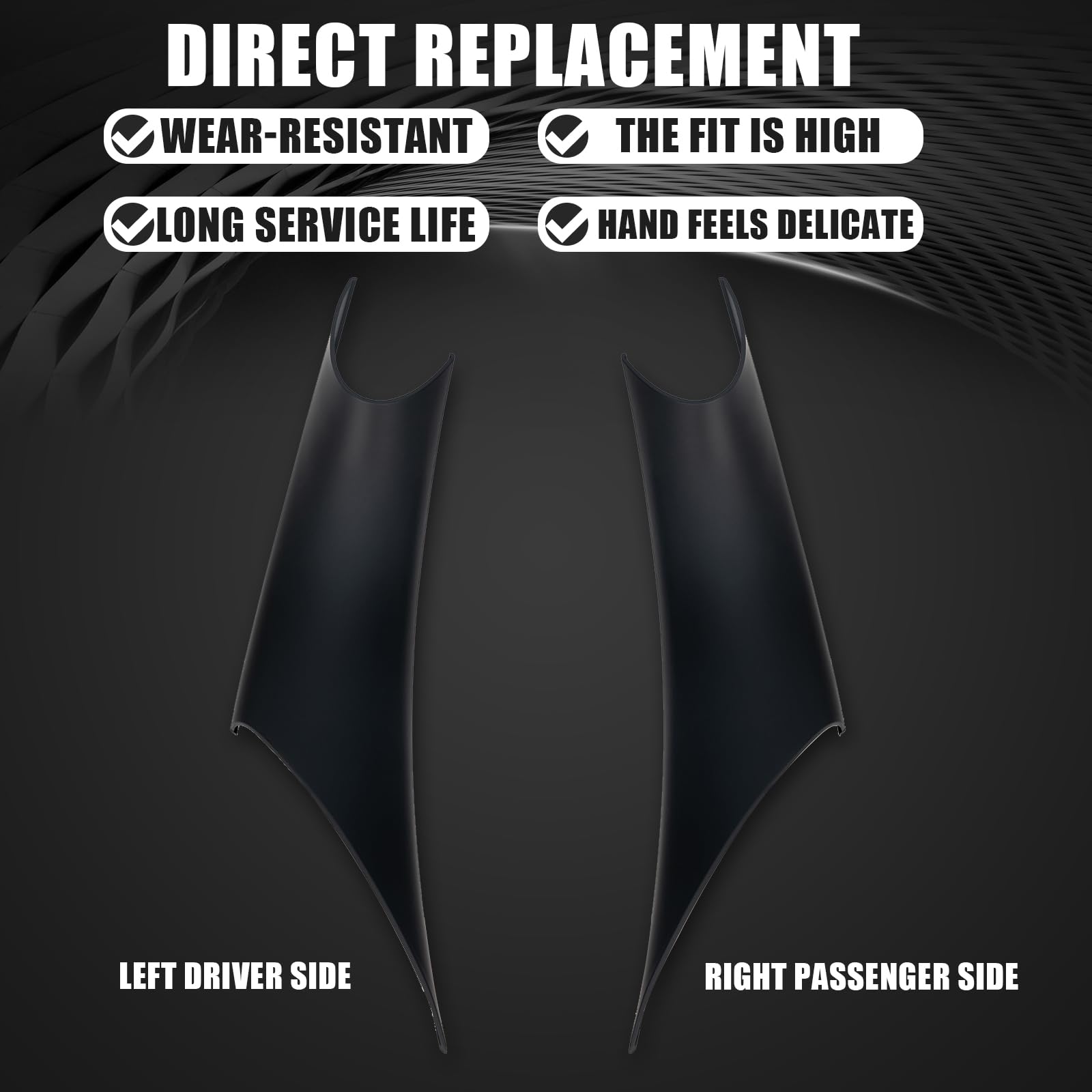 WEILEITE Front Interior Inner Inside Door Pull Handle Grab Cover Fit for BMW 320,328,330,335,M3 F30/F31/F34/F80 3 Series 2012-20